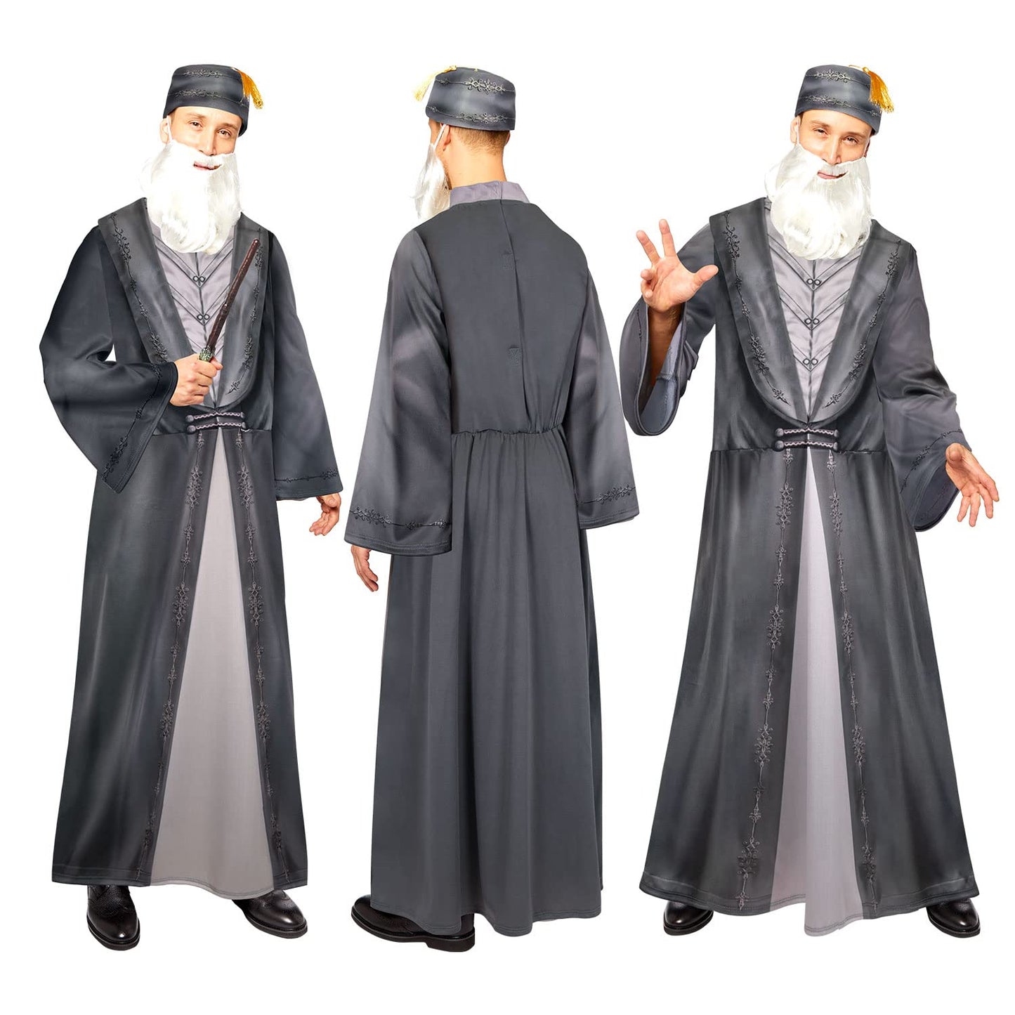 Costum Dumbledore Harry Potter pentru bărbați, mărimea M - Amscan 9912467
