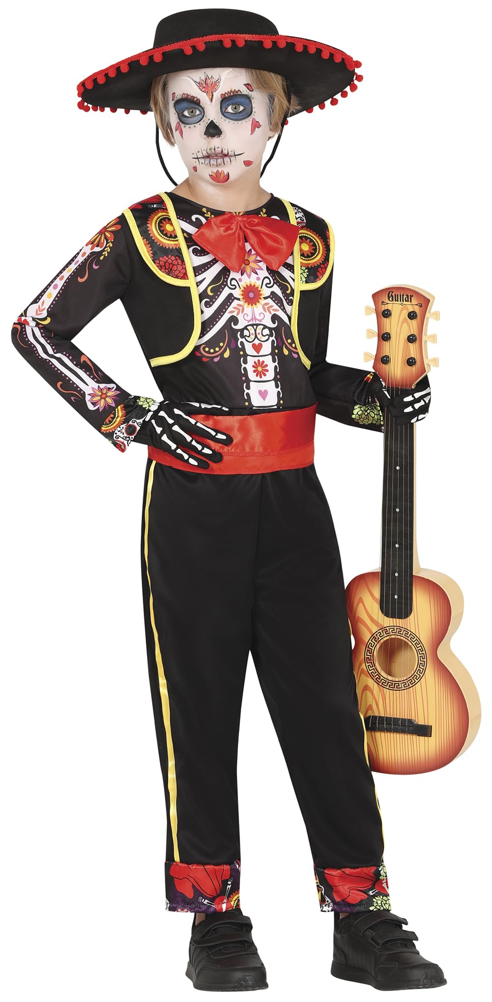Guirca Costum Mariachi Schelet copii, 3-4 ani