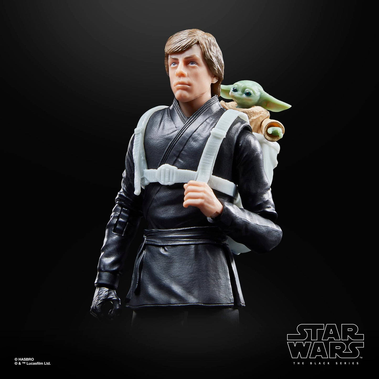 Star Wars The Black Series Figură de Acțiune Luke Skywalker & Grogu, 15 cm, din Star Wars: Cartea lui Boba Fett