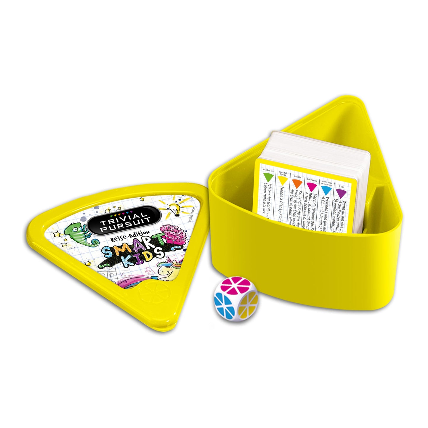 Winning Moves - Trivial Pursuit - Smart Kids - Joc de quiz pentru copii - 8 ani+ - Limba germană