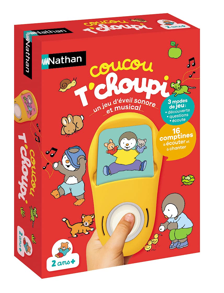 Nathan - Cuco T'Choupi - Joc electronic - Ascultă și descoperă rimele cu T'Choupi! – De la 2 ani