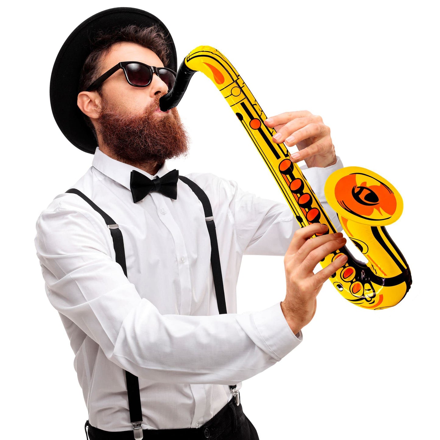 W WIDMANN MILANO Party Fashion Saxofon gonflabil 55 cm pentru muzicieni
