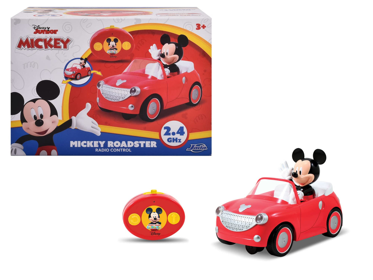 Majorette Jada Toys RC Mickie Roadster - Mașină RC cu roți rotative
