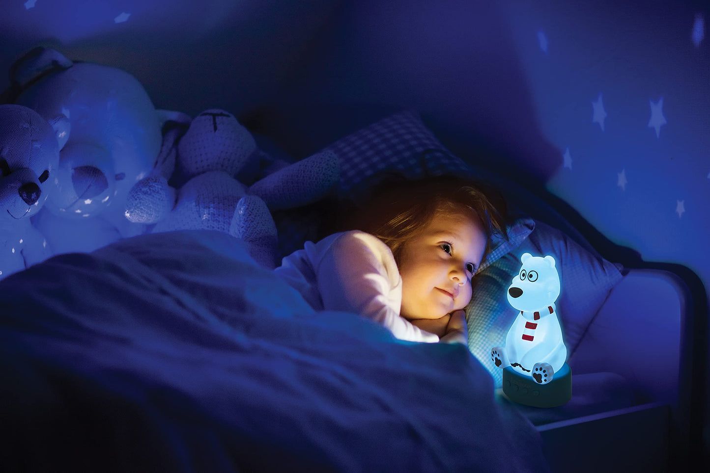 Ursuleț 3D cu Lumină de Noapte care Povestește Basme (italiana)