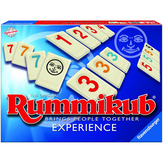 Ravensburger - Rummikub Classic, Remi joc de societate pentru întreaga familie, 2-4 jucători, cadou pentru adulți și copii 7+ ani, ediție italiană