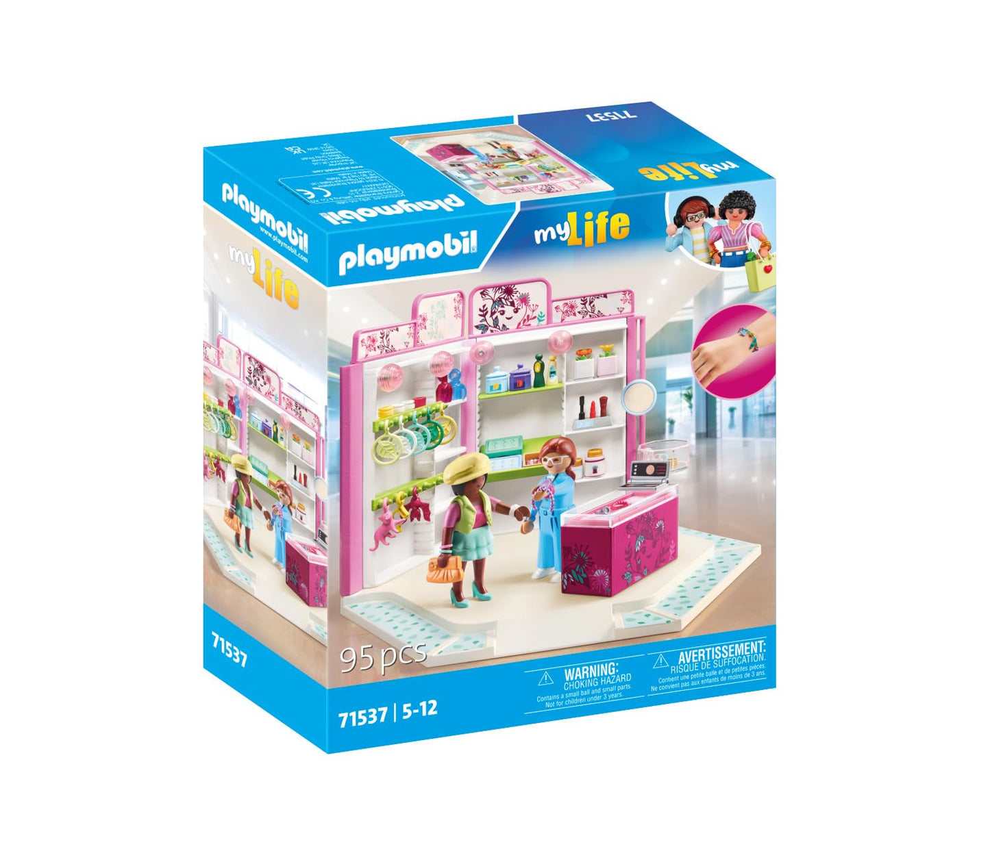 PLAYMOBIL MyLife 71537 Boutique Frumusete, 5+ ani