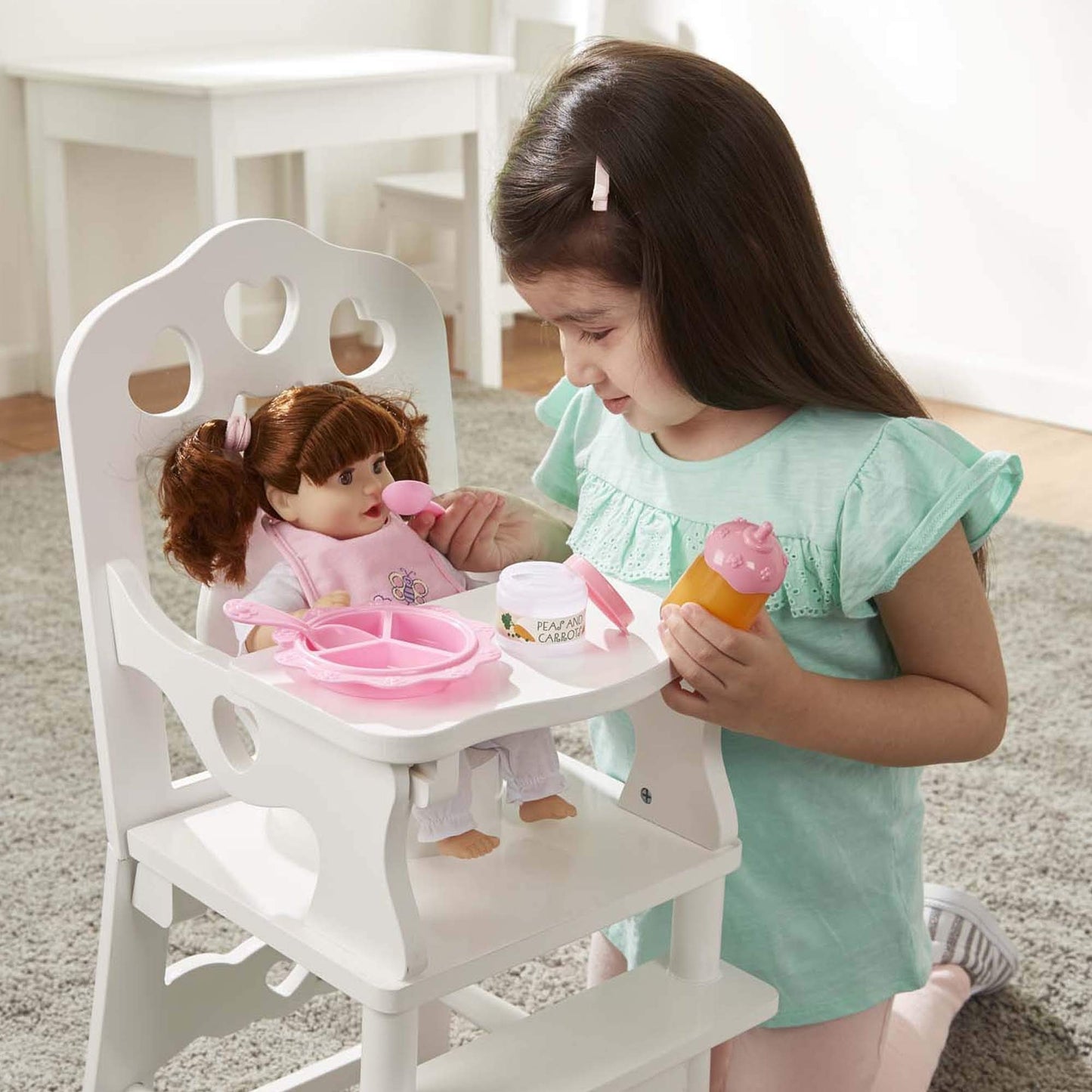 Melissa & Doug FBA_14888 Set de hrănire 8 piese "Timpul pentru a mânca!"