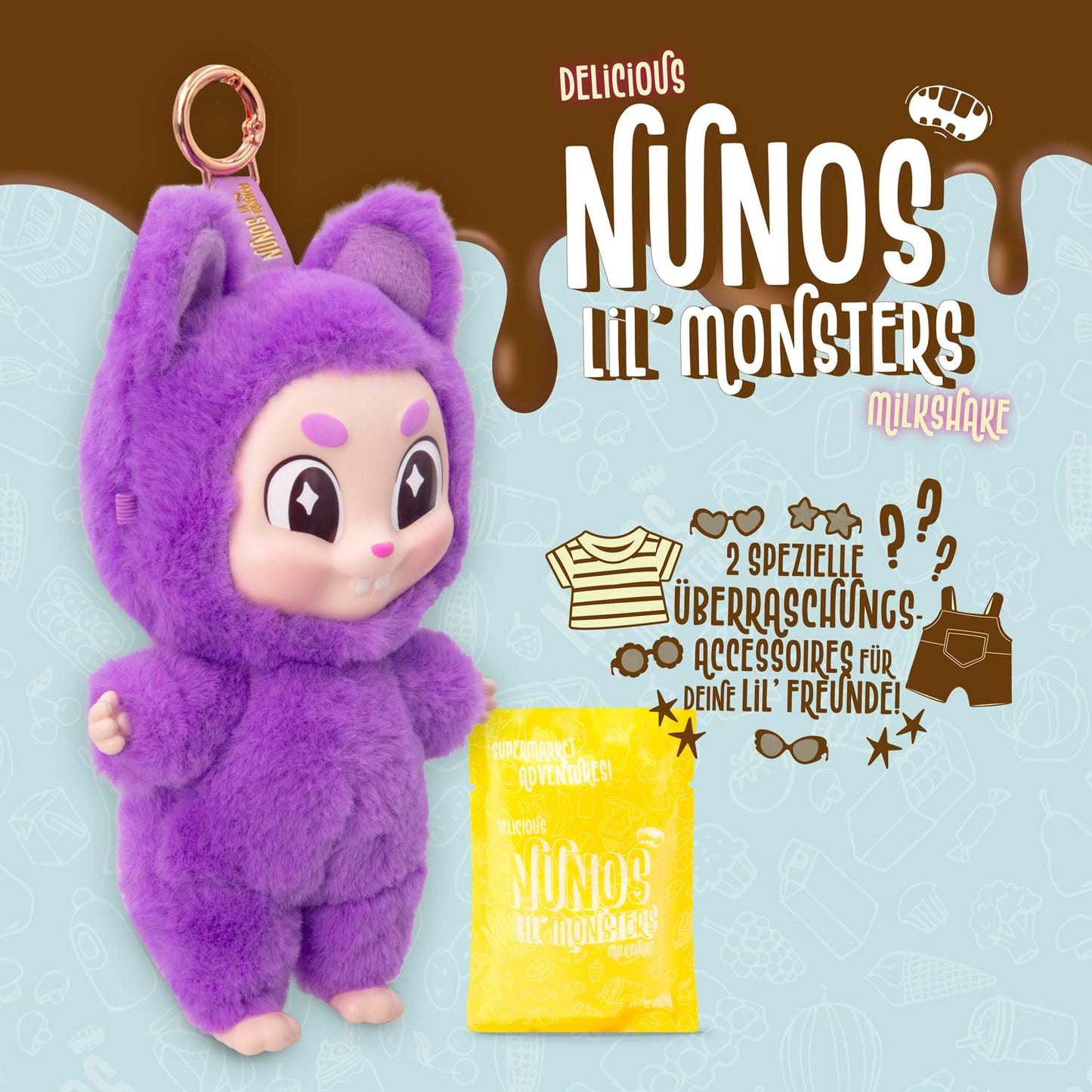 Craze Nunos Lil' Monsters Păpușă Surpriză Pluș