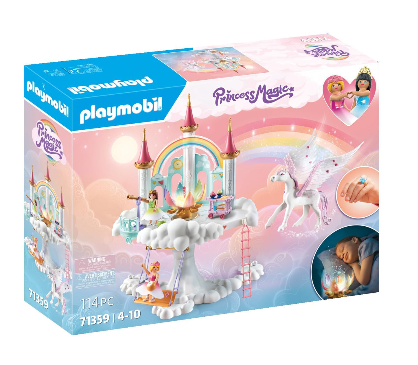 PLAYMOBIL Castelul Curcubeu în Nori