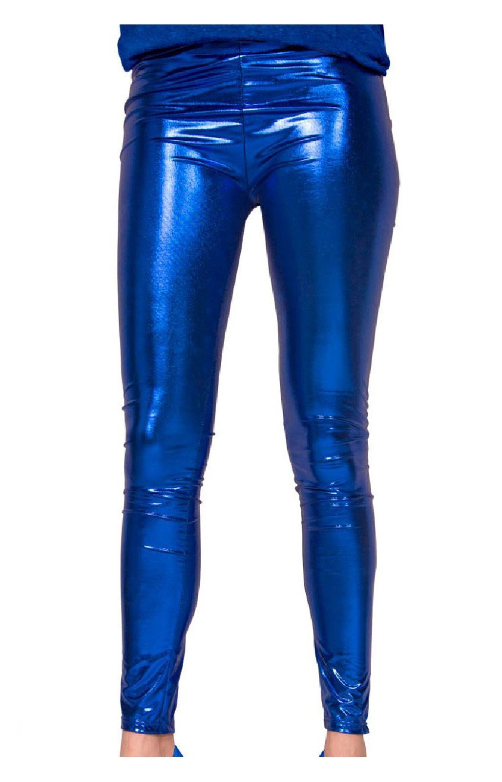Legging Metallic Albastru Folat 61719, L-XL