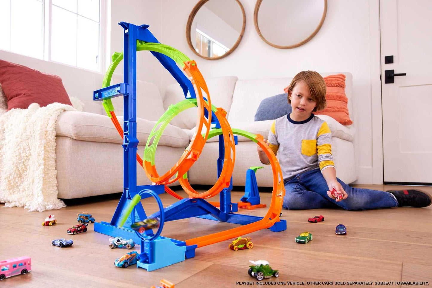 Hot Wheels HMX41 Pista Looping-Twister, 6+ ani