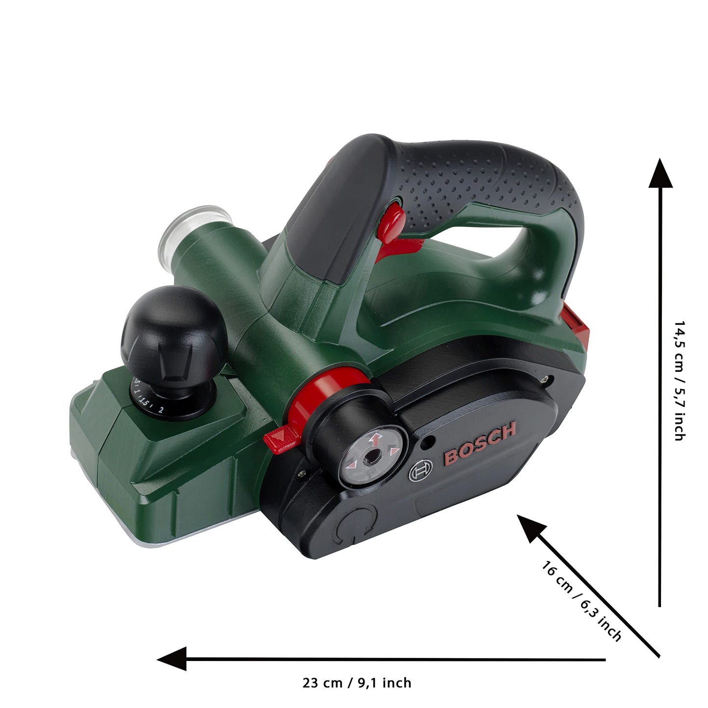 Theo Klein 8727 Bosch Rindea de jucarie | Include ascuțitor de creioane | Dimensiuni: 23 cm x 16 cm x 14,5 cm | Jucărie pentru copii de la 3 ani