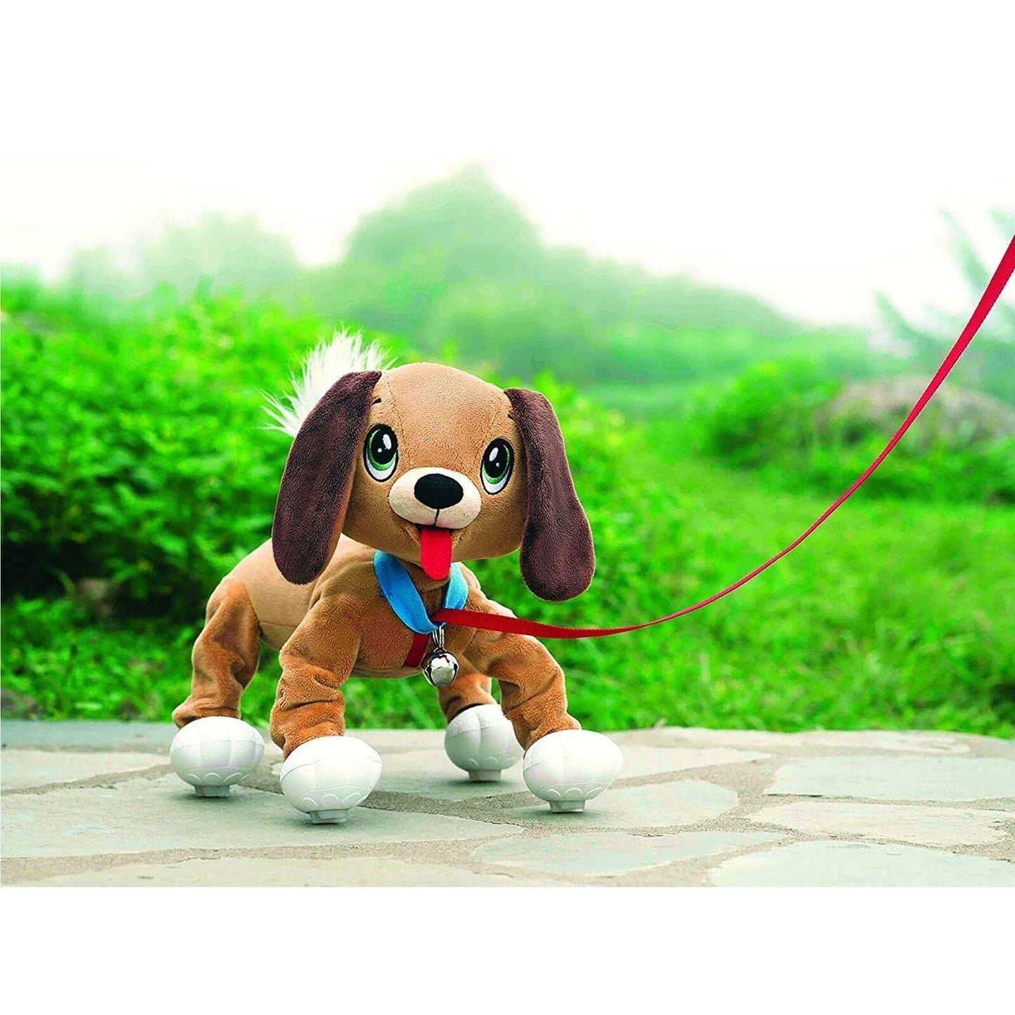 Jucarie interactiva, Giochi Preziosi, Peppy Pops, caine, maro, 2 ani+