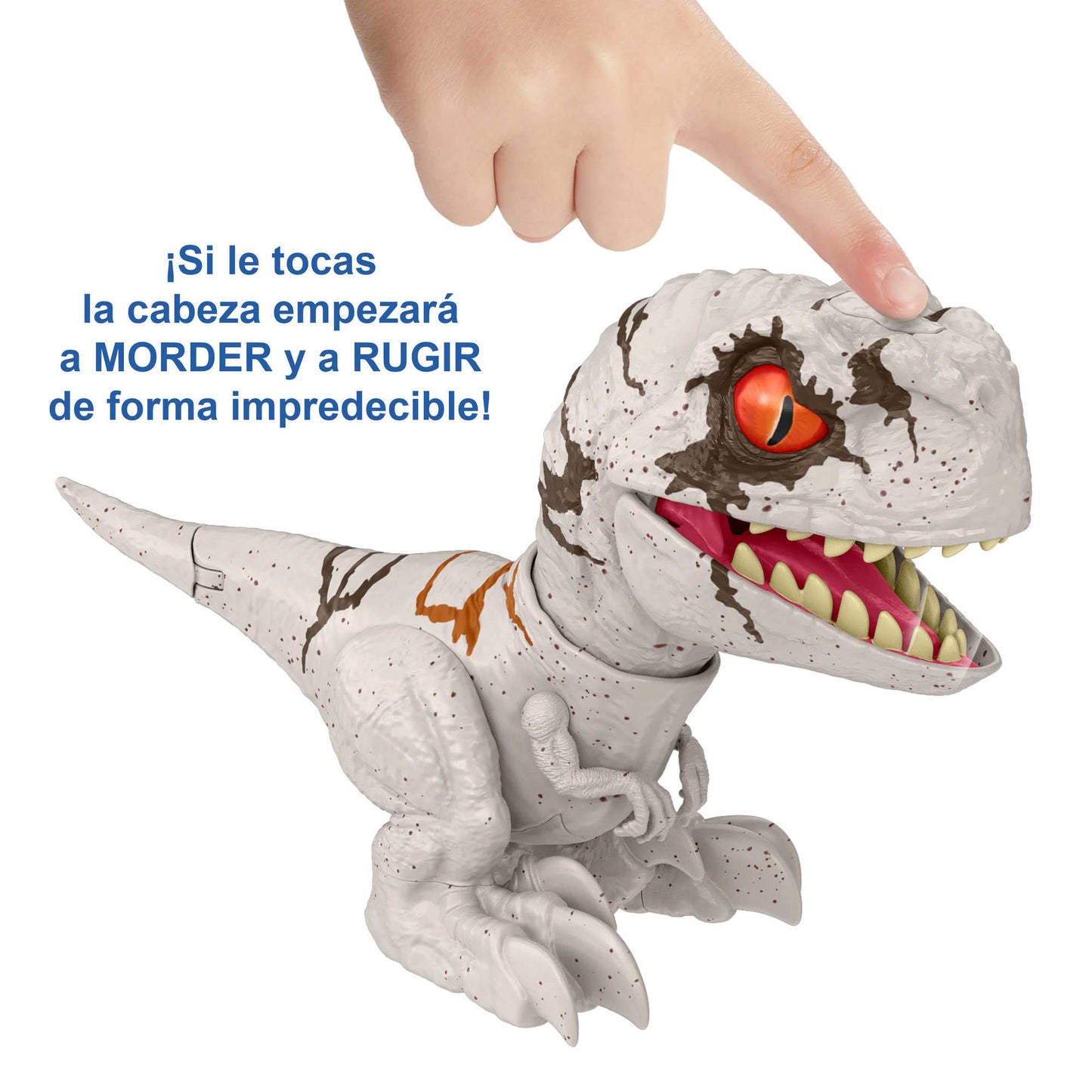 Figura de acțiune Jurassic World Uncaged Rowdy Roars Dinosaurio Fantasma cu sunete, jucărie pentru +4 ani (Mattel GWY57)