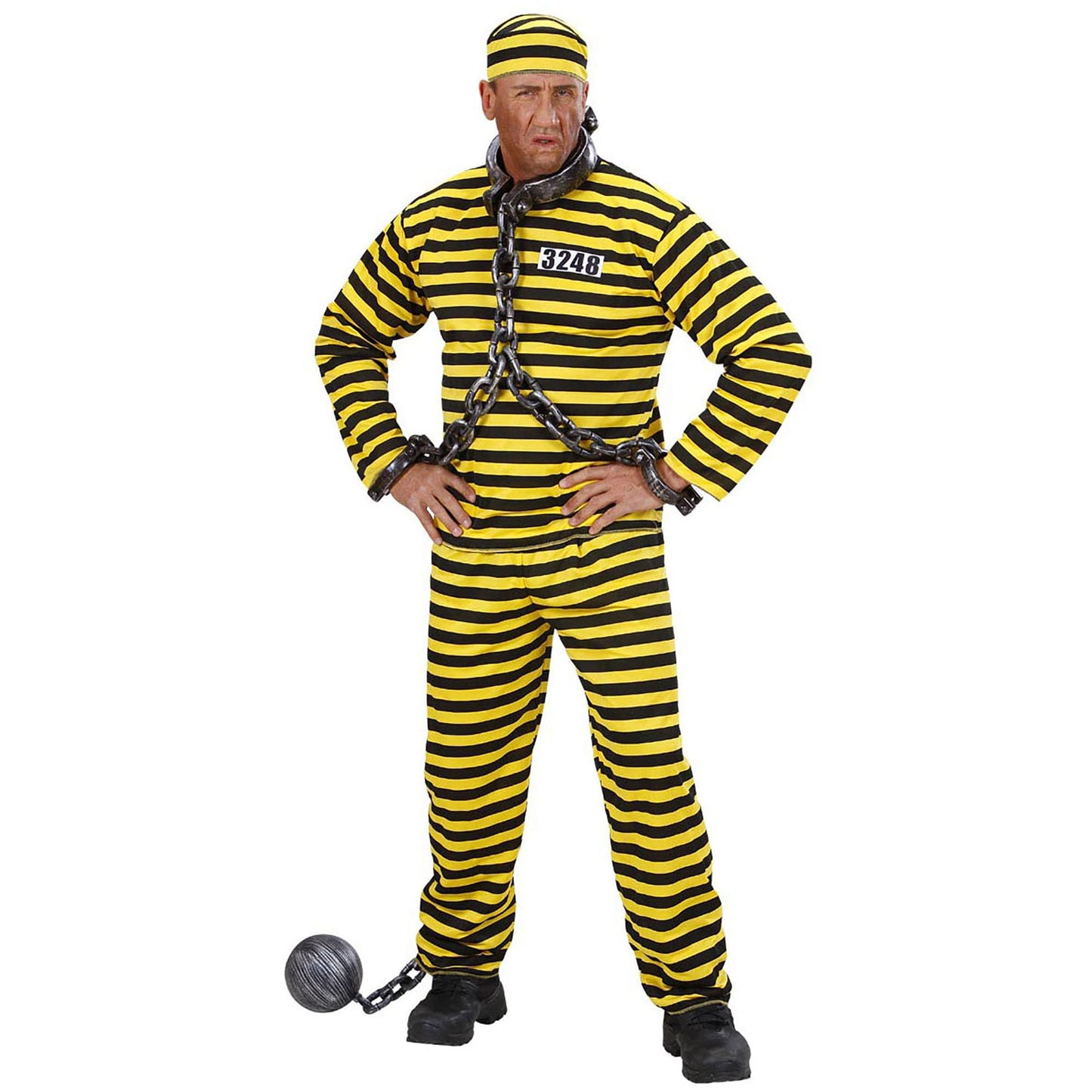 Widmann Costum detinut galben-negru, XXXL