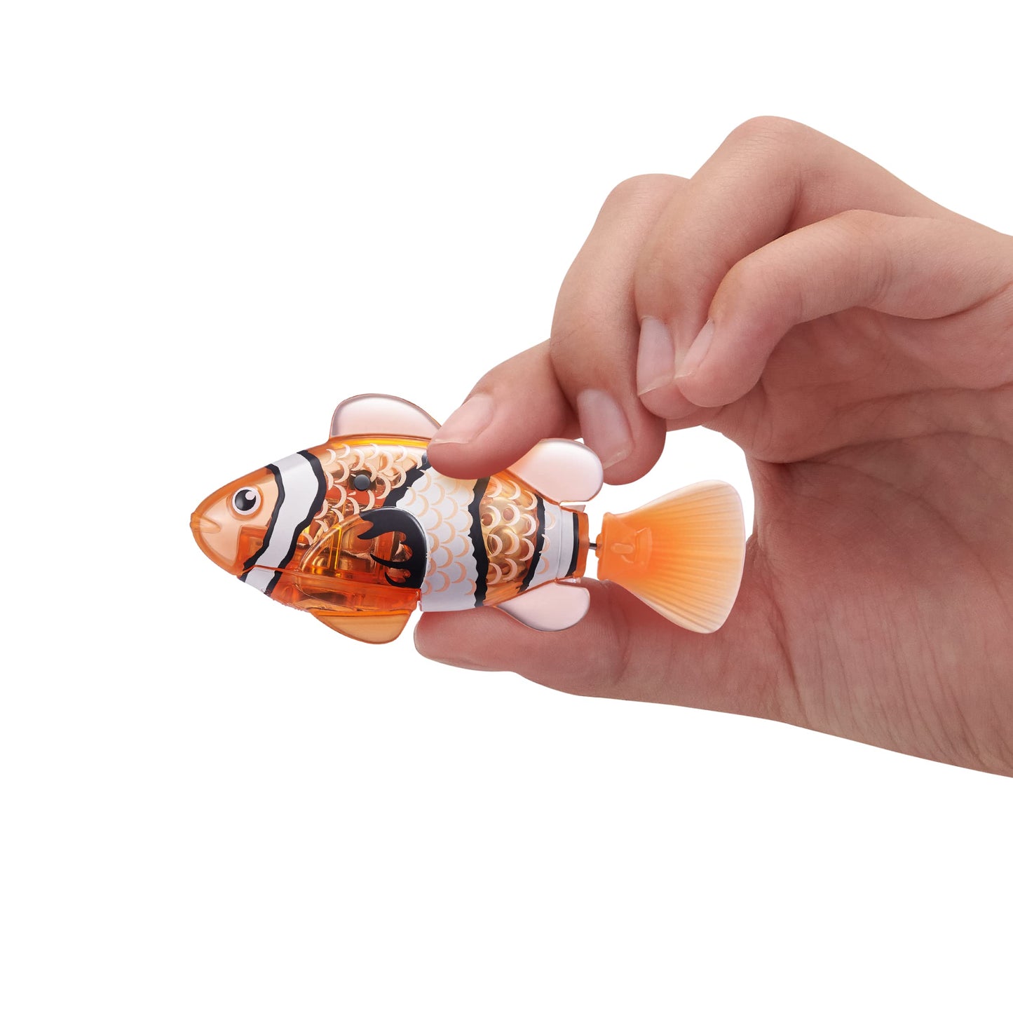 Jucarie 2 Pesti inotatori −interactiv RoboFish portocaliu+albastru Robo Alive S3
