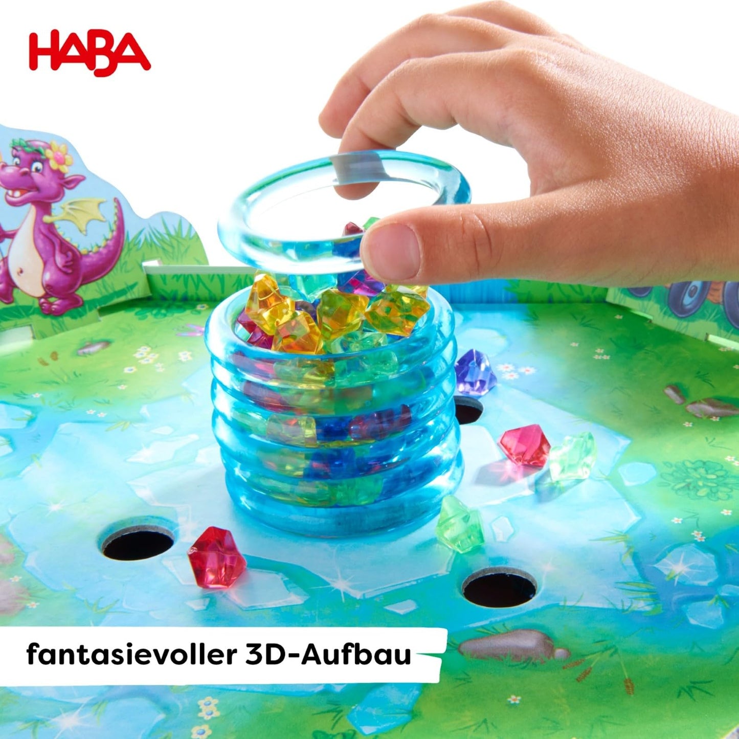 Joc boardgame, Haba, Dragon's Breath Funkelschatz, + 5 ani