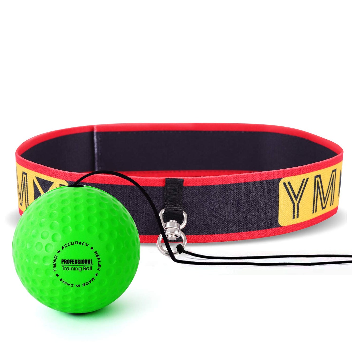 YMX BOXING Reflexball - 4 mingi + 2 benzi de cap, ideal pentru antrenamentul reflexelor, reacției și coordonării ochi-mână