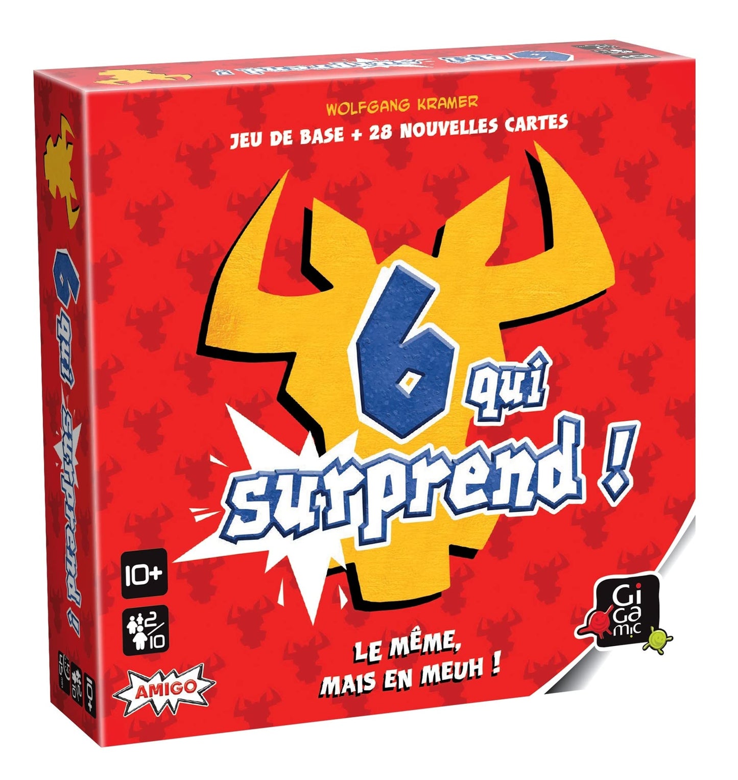 GIGAMIC - Six Qui Surprend Amzix - Joc de cărți pentru 10 ani+