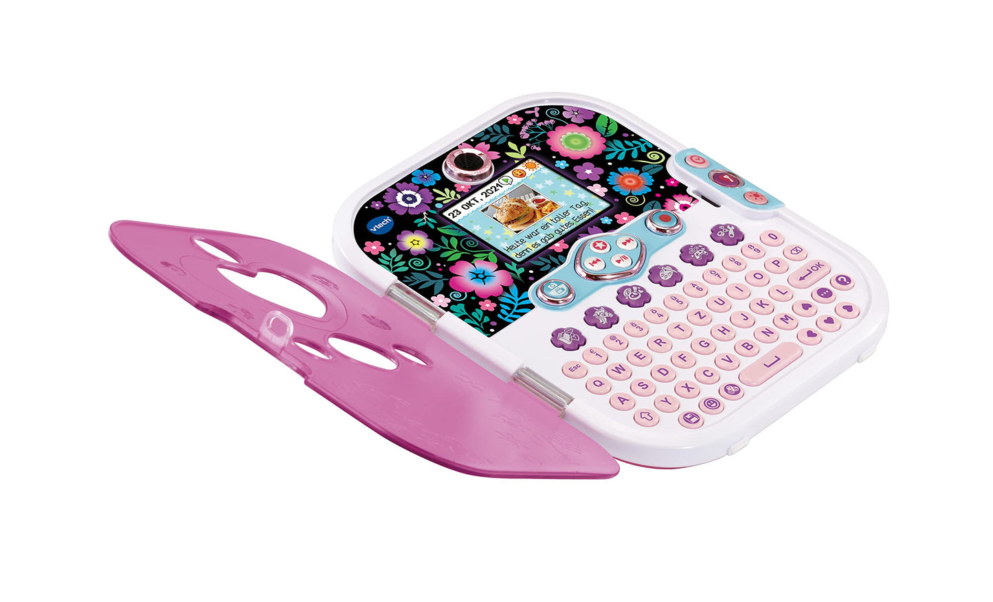 VTech Kidisecrets Selfie Music 2.0 – Jurnal pentru copii cu 2 camere, MP3 player, recunoaștere facială și efecte de lumină – Pentru copii de 6-12 ani