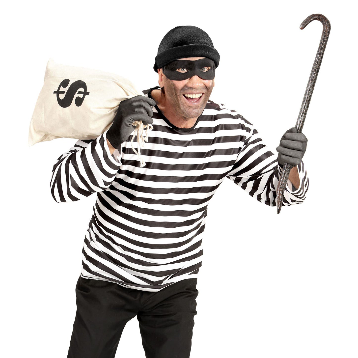 Costum de hoț, infractor, criminal, condamnat, costum de carnaval WIDMANN