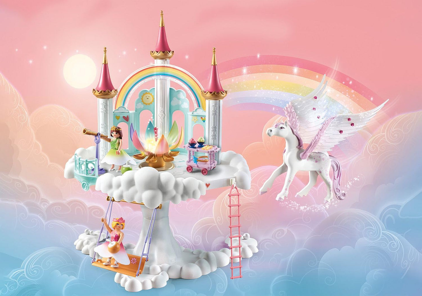 PLAYMOBIL Castelul Curcubeu în Nori