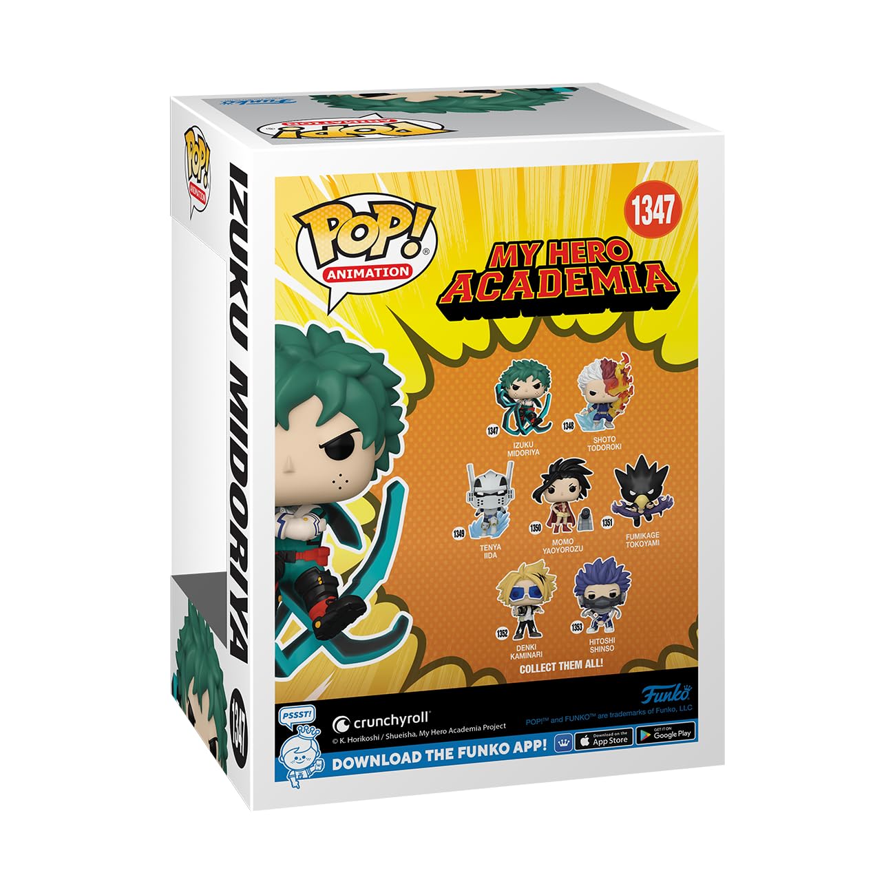 Funko Pop! Animation: MHA - Izuku Midoriya - Deku (Black Whip) - My Hero Academia - Figurina din vinil - Cadou - Produse oficiale - Jucărie pentru copii și adulți - Fani anime
