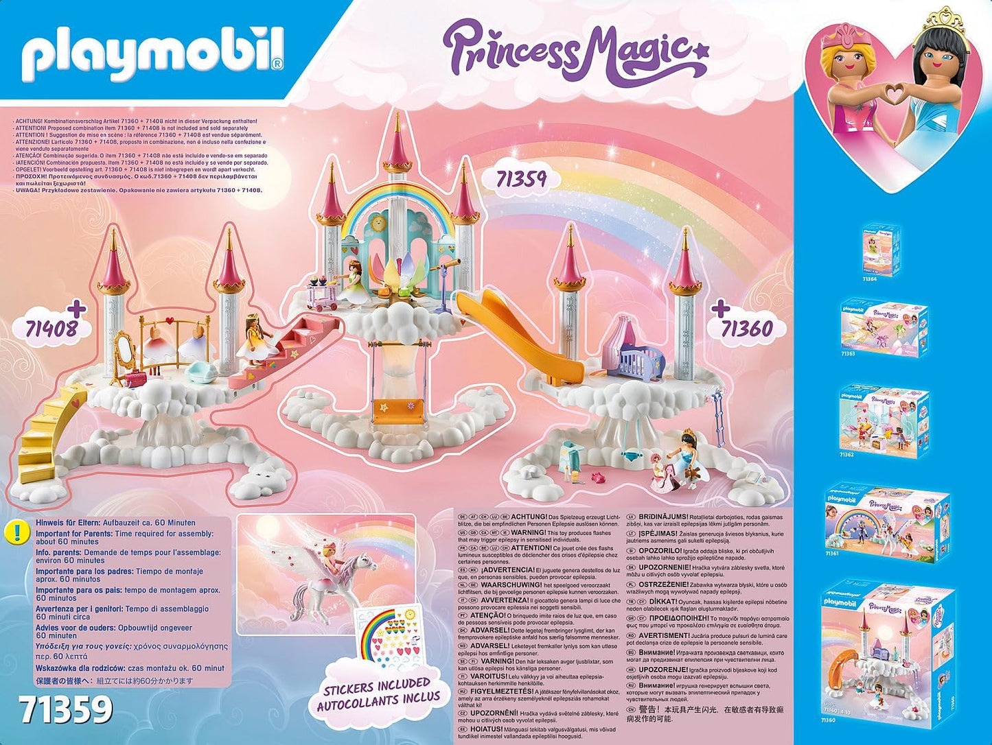 PLAYMOBIL Castelul Curcubeu în Nori