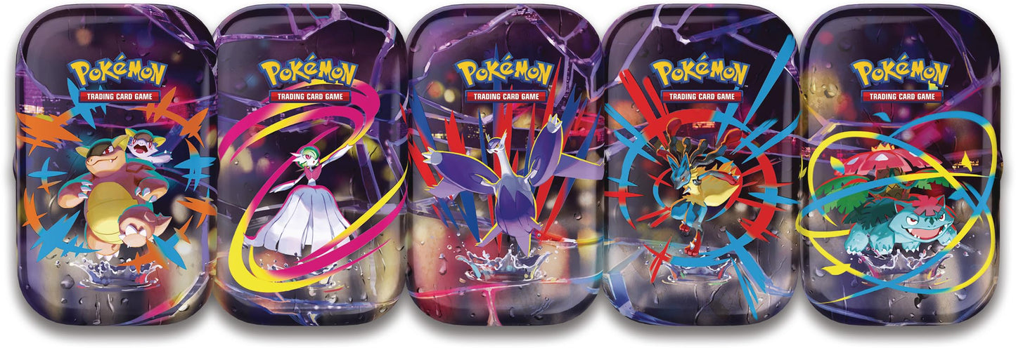 Pokémon Mega-Heldentum Mini-Dose Set cu 2 Booster și Art Card Mega-Florizarre