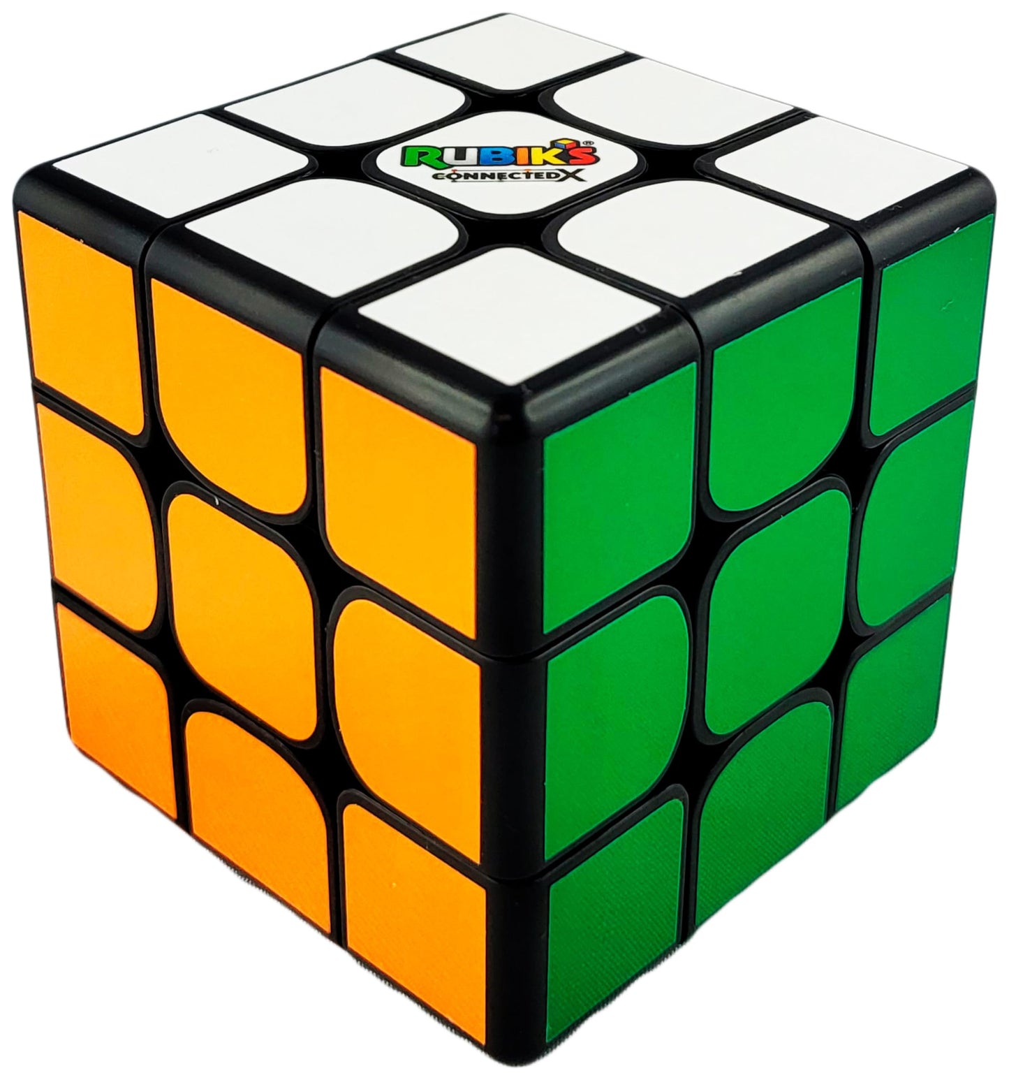 Cubul Rubik's ConnectedX - Cub 3x3 electronic pentru începători și profesioniști, conexiune Bluetooth la aplicație, ajutor pentru rezolvare, jocuri și provocări, recomandat de la 8 ani.
