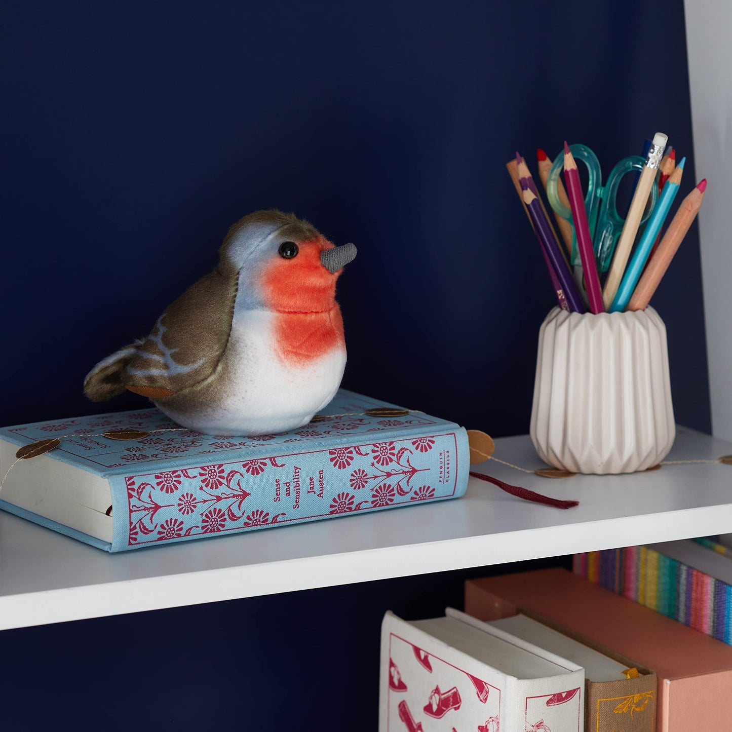 Wild Republic BIRD19490 ROTEM Jucărie de pluș pentru copii, Multicolor