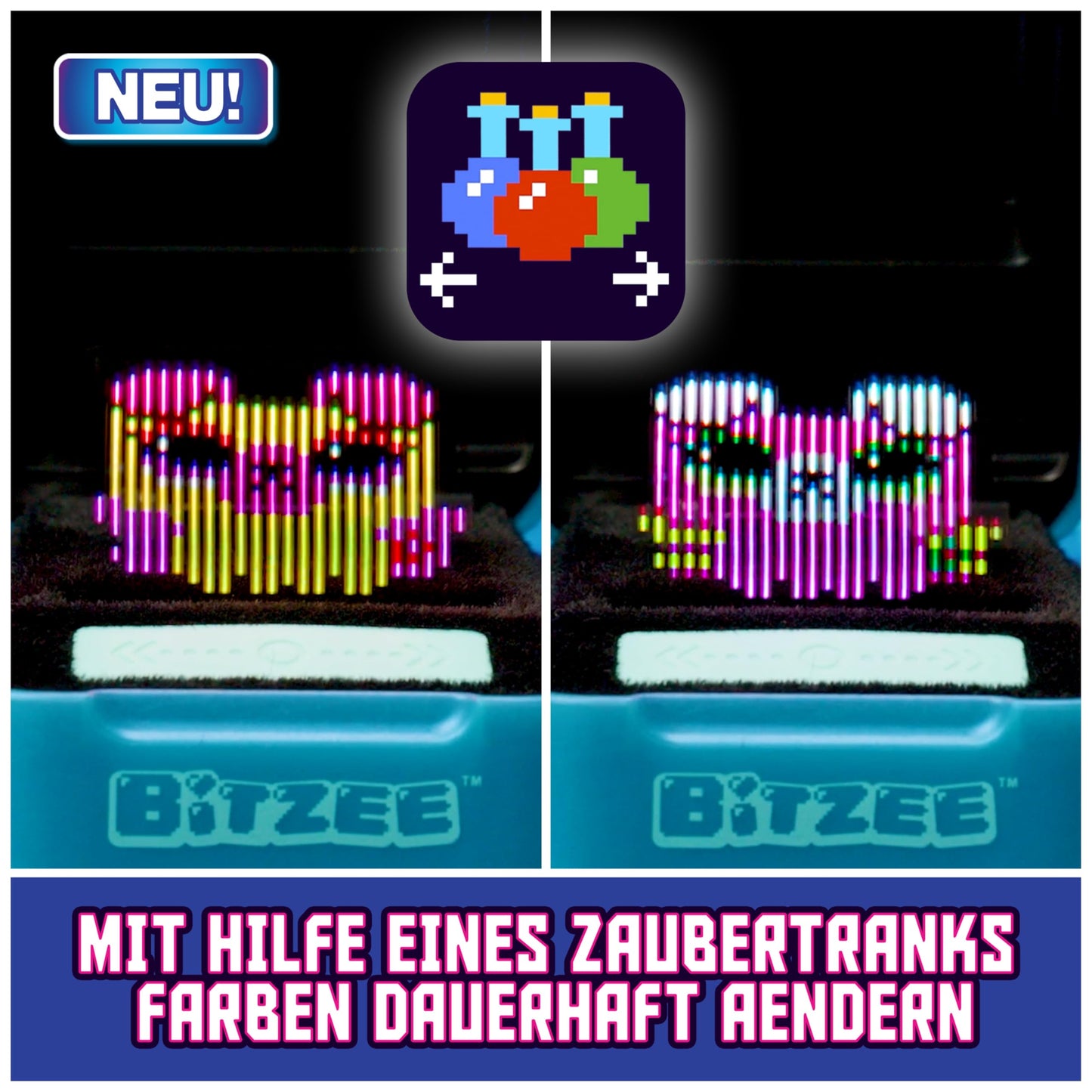 Bitzee 2024 - Magicals - 20 Animale Magice Digitale de Atins, Jucărie Interactivă cu 20 de Creaturi Electronice Virtuale care Reacționează la Mișcare și Atins, Recomandată de la 5 Ani