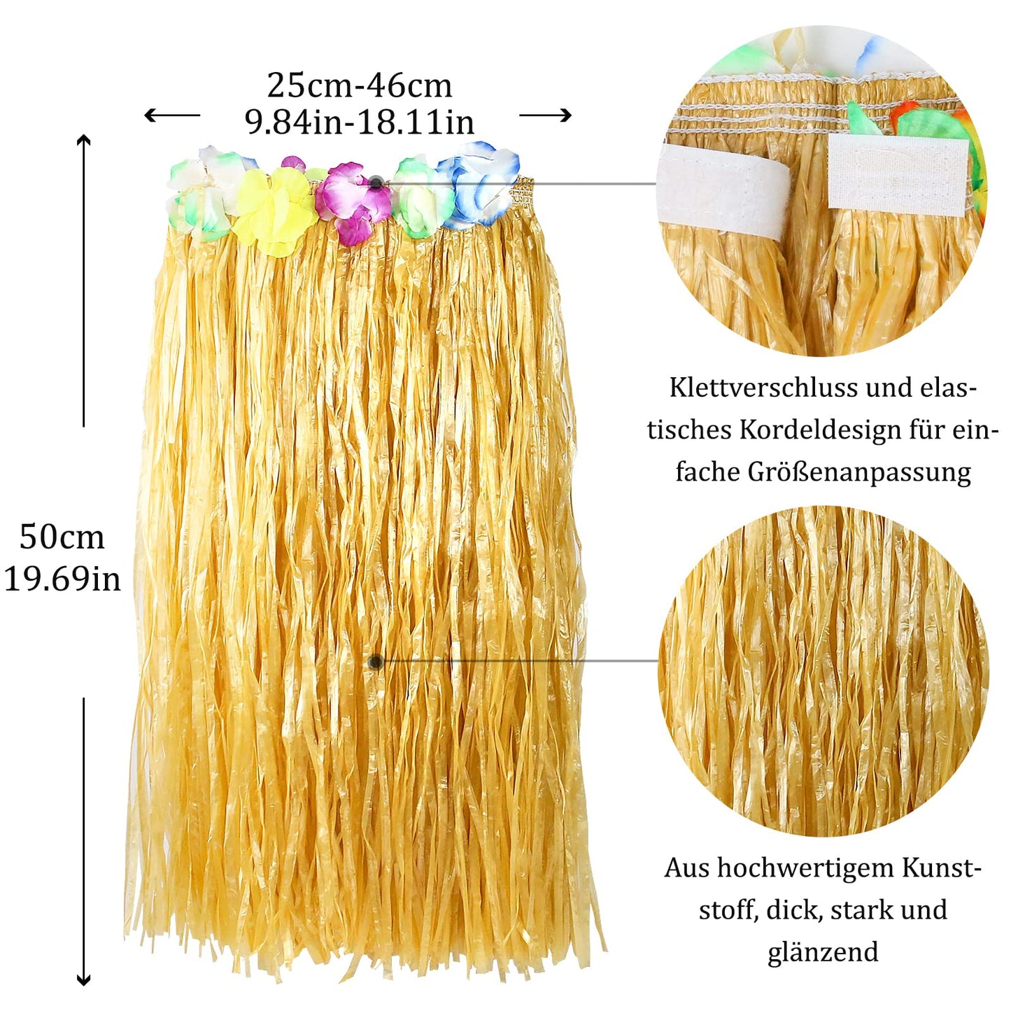 YAOYIN Set Costum Hawaii Petrecere, 9 piese