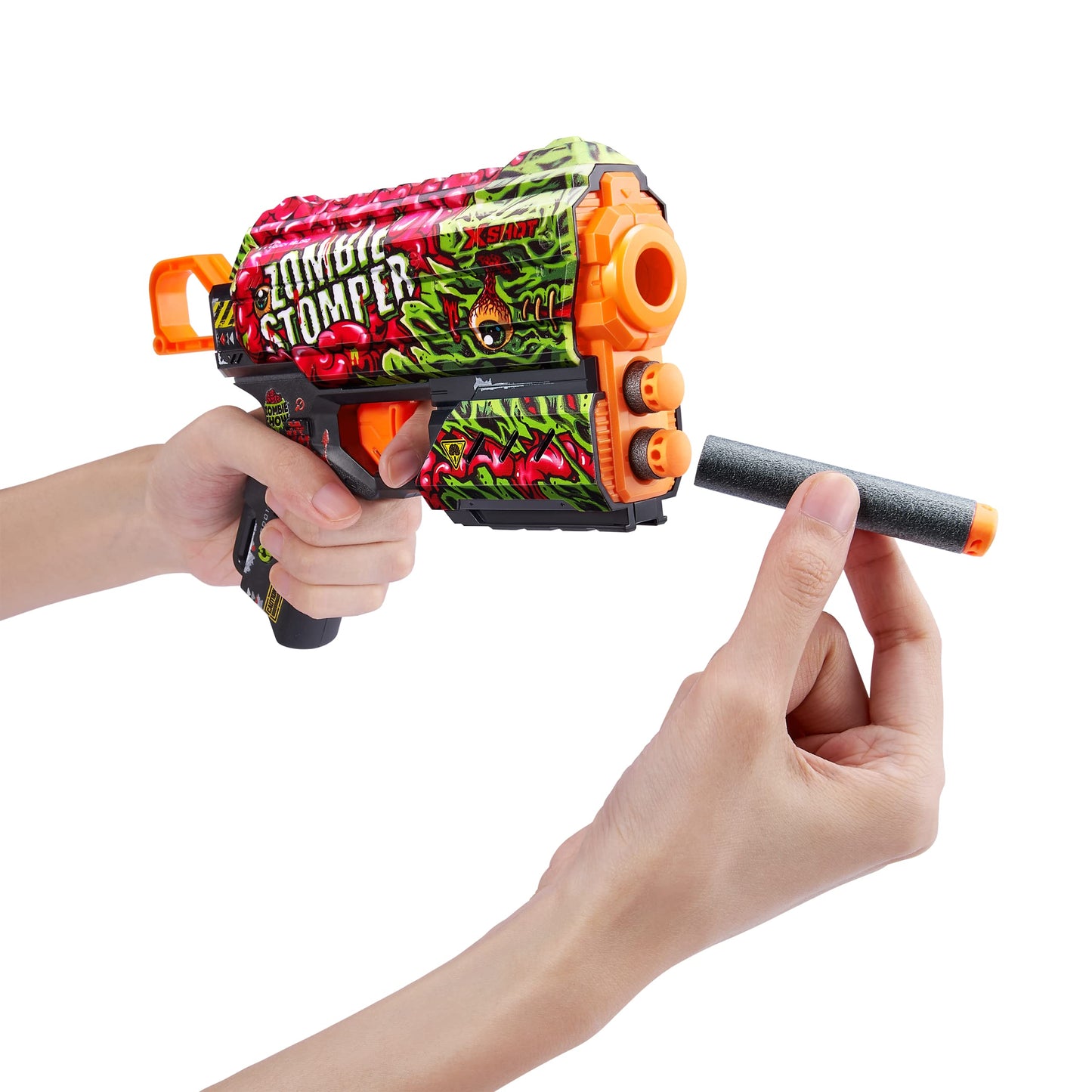 Set 2 Arme de jucarie X−SHOT SKINS FLUX, ZURU, 16 cartuse