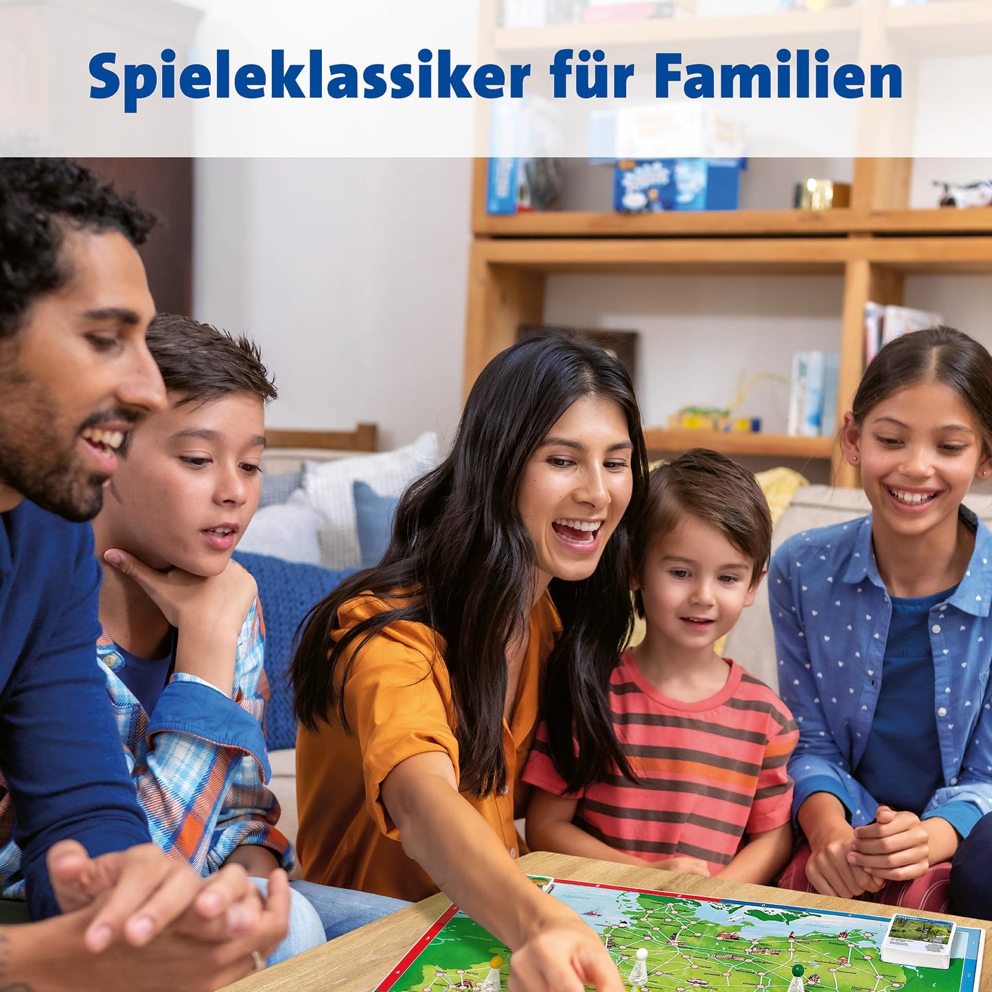 Ravensburger Familienspiel 26492 - Deutschlandreise - Joc de societate pentru familii, călătorie prin Germania, pentru 2-6 jucători, vârsta 8+