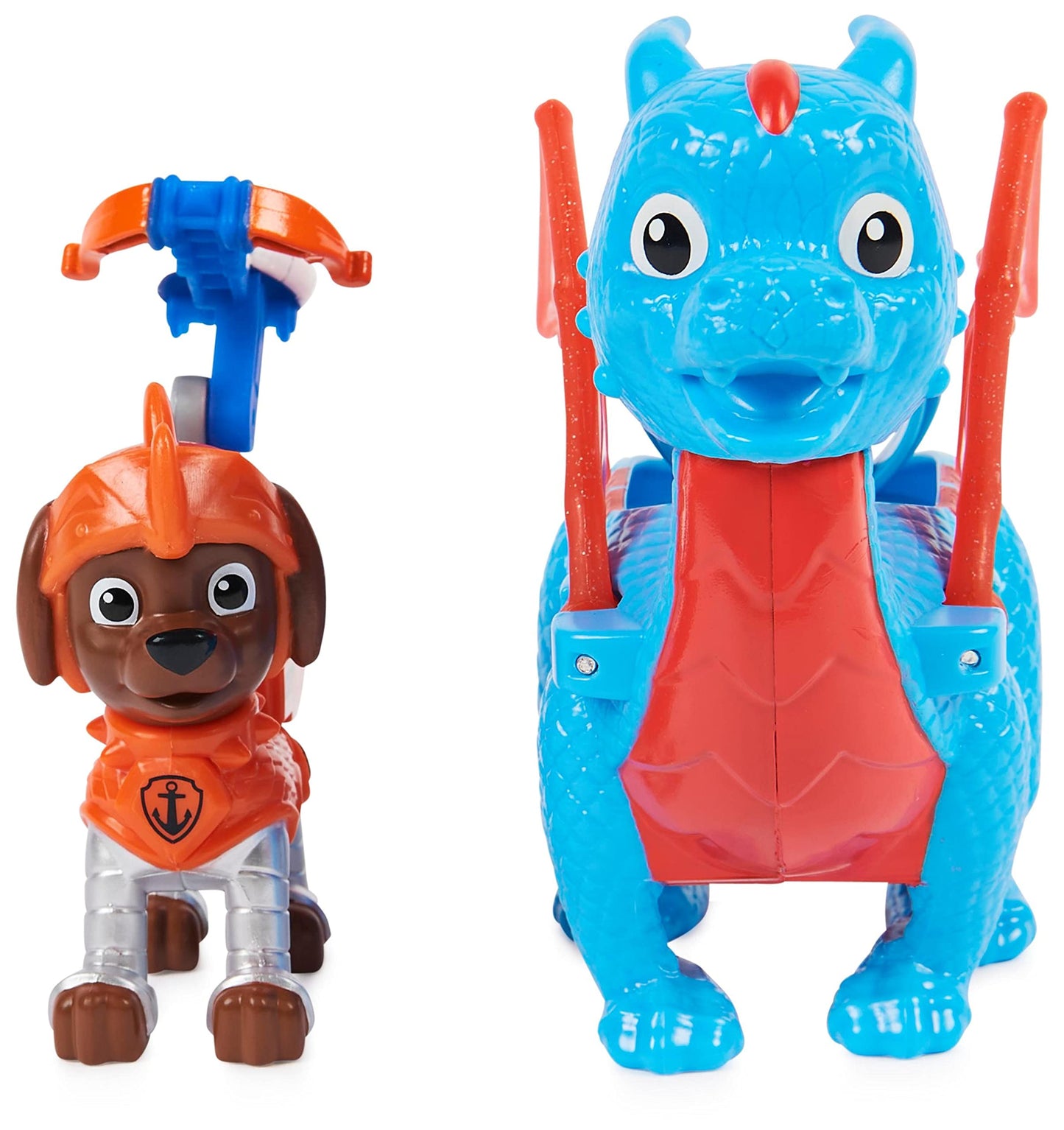 PAW Patrol Rescue Knights Figurine Zuma si Dragon Ruby, 3+ ani