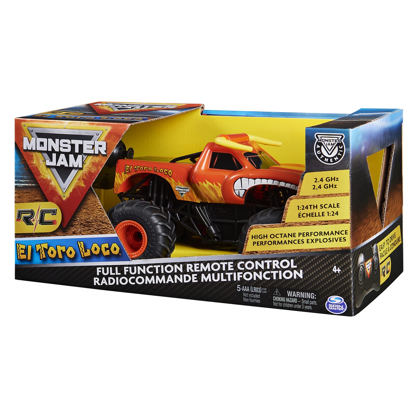 Masinuta Monster Jam RC - El Toro Loco, 1:24