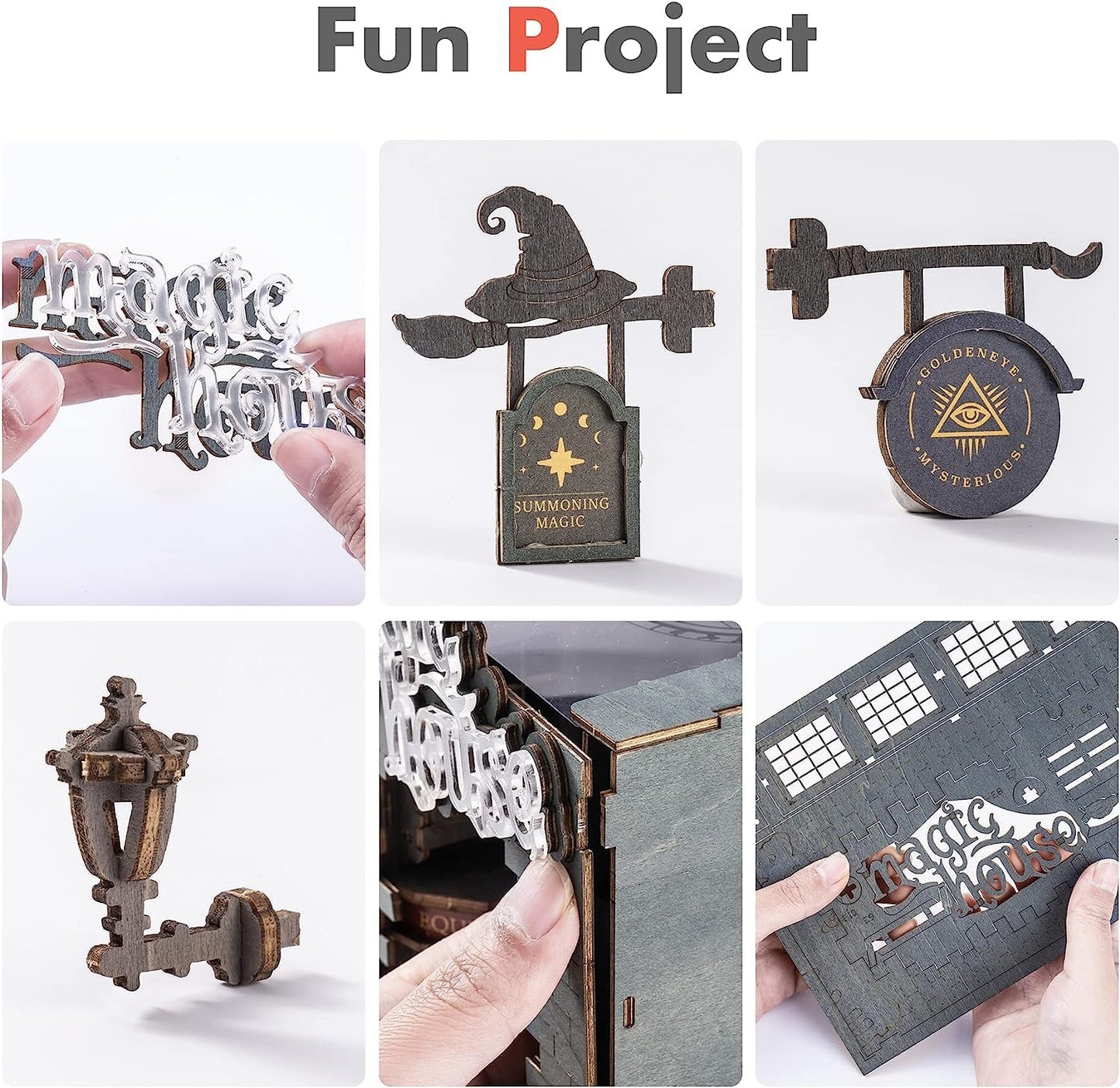 Puzzle 3D - Cotor de Carte DIY - Casa Magica TGB03