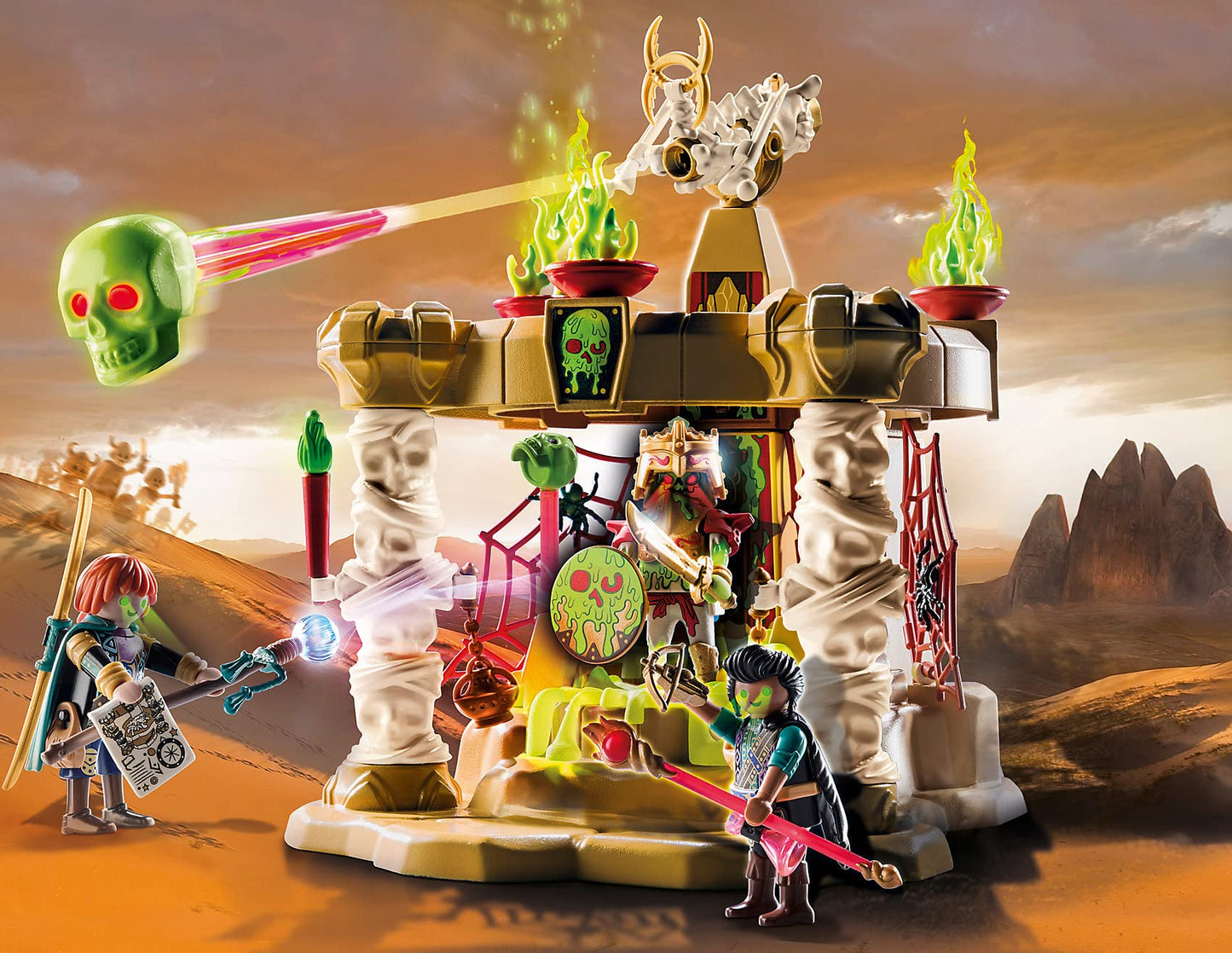 Playmobil 70751 - Novelmore Kalahari Sands Temple of the Skeleton Army - Templul armatei scheletilor
