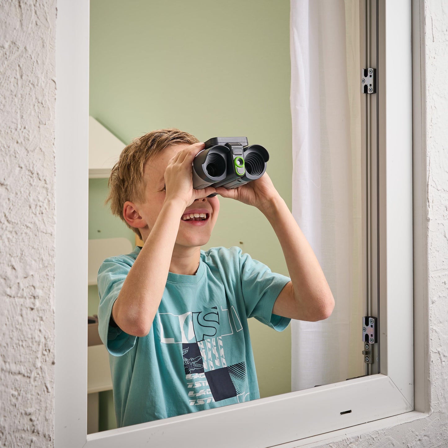 VTech Binoclu Interactiv cu Cameră – Zoom 10x și Conținut BBC pentru Explorarea Naturii – Pentru Aventurieri de 7 până la 99 de Ani