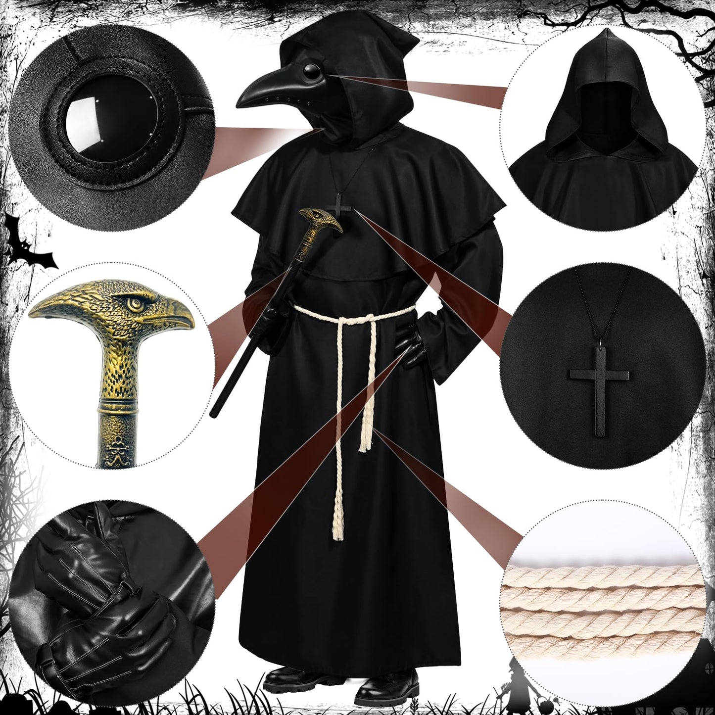 Solorass Costum Doctor al Ciumei, set complet