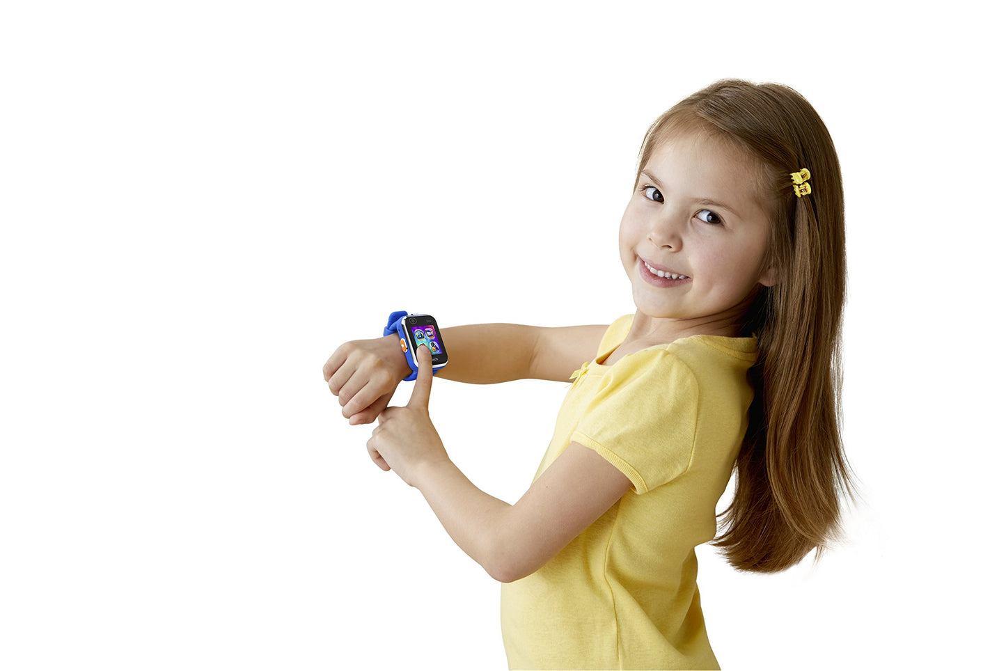 Ceas inteligent VTech KidiZoom DX2 albastru – Ceas pentru copii cu touchscreen, două camere pentru selfie-uri și multe altele – Potrivit pentru copii de 5-12 ani