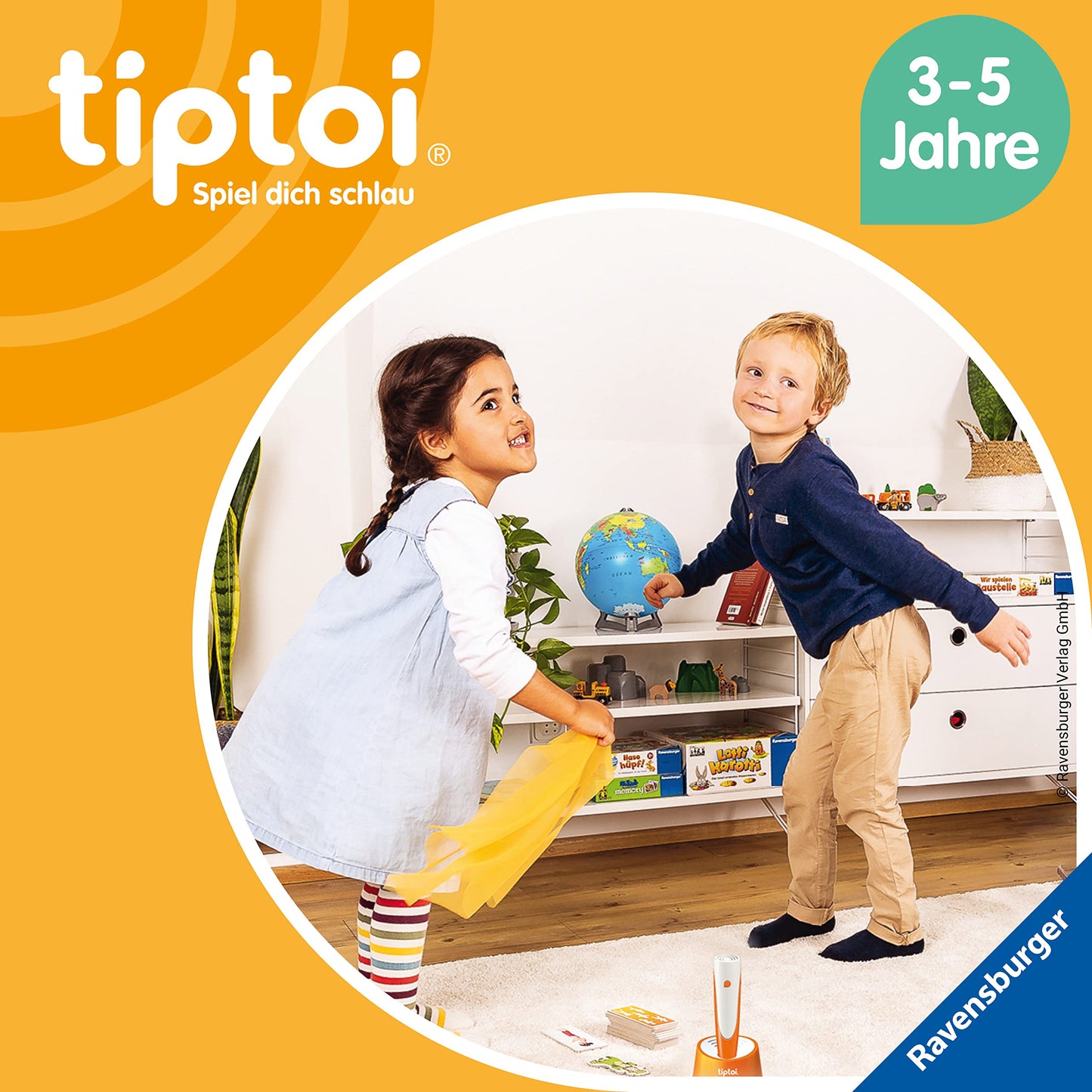 Set Activ Ravensburger tiptoi 00122 - Teatru de Dans Colorat, Joc de Mișcare pentru Copii de la 3 Ani