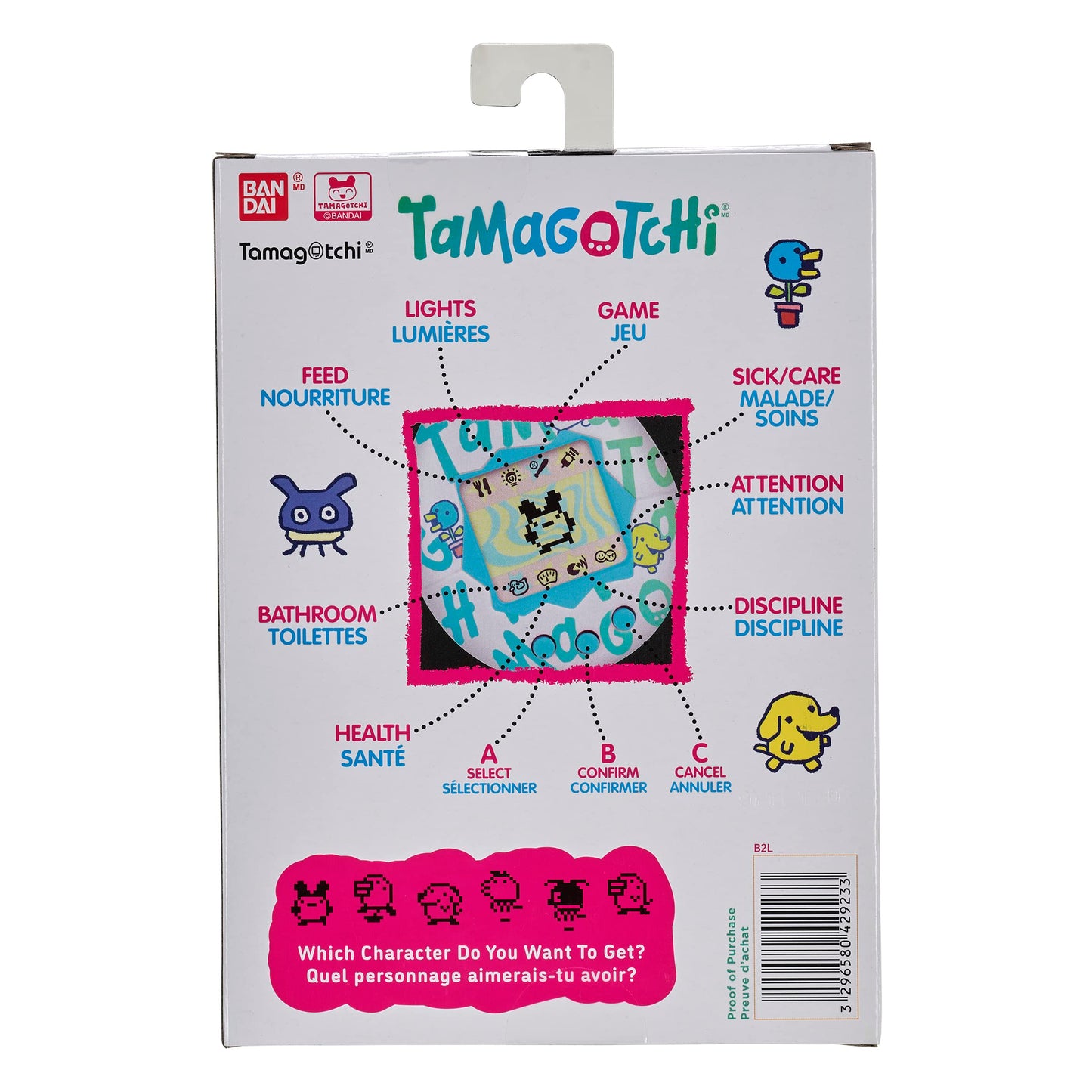 BANDAI - Tamagotchi Original Lightning - Mascotă Virtuală, Albastră (42923NBNP)