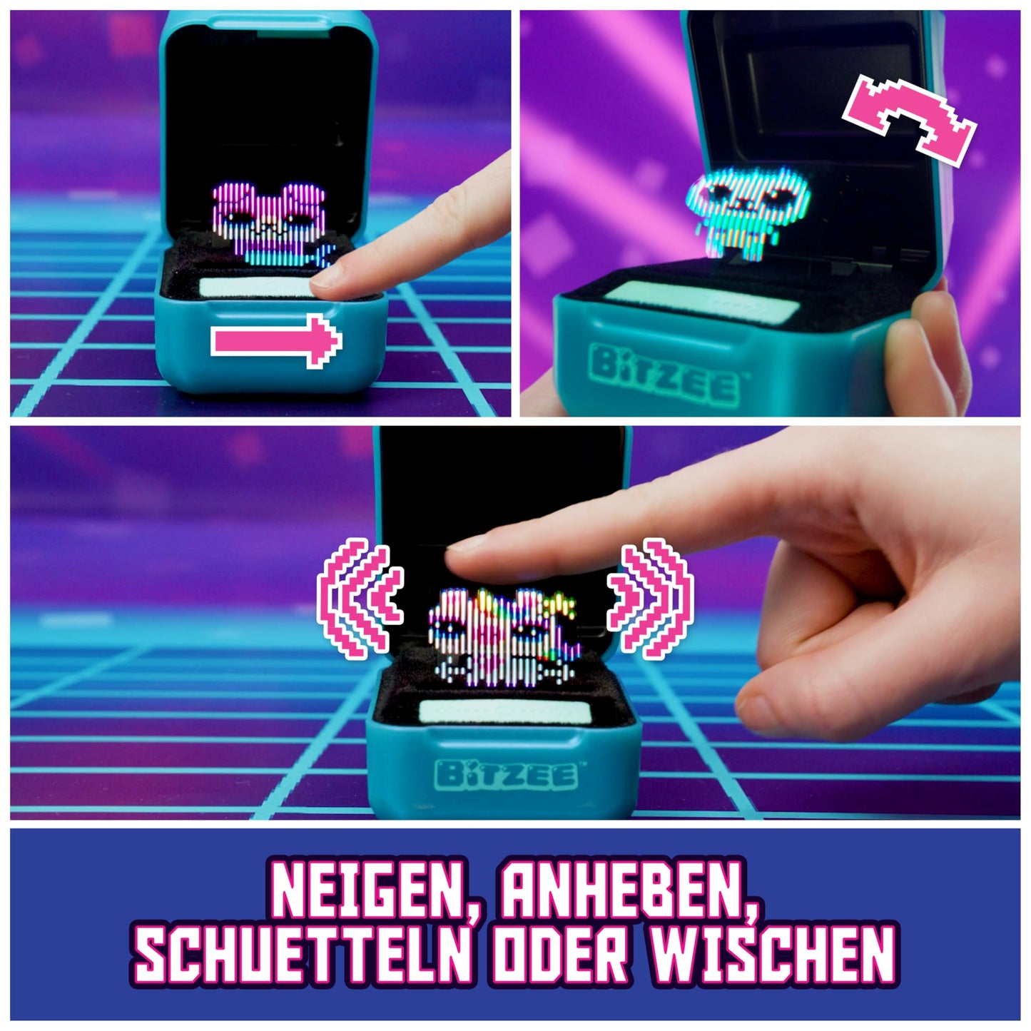 Bitzee 2024 - Magicals - 20 Animale Magice Digitale de Atins, Jucărie Interactivă cu 20 de Creaturi Electronice Virtuale care Reacționează la Mișcare și Atins, Recomandată de la 5 Ani