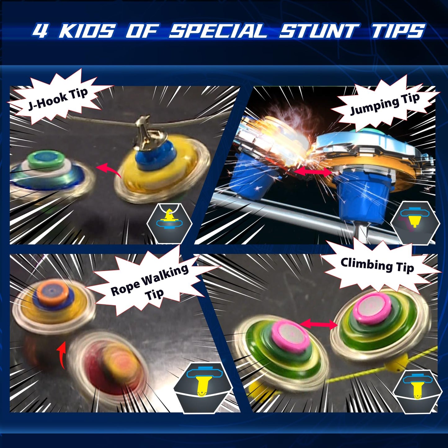 Spiner INFINITY NADO pentru copii, jucărie din metal, Battle Tops cu launcher, spinning tops pentru băieți de 5-12 ani, serie standard Delver Mecha