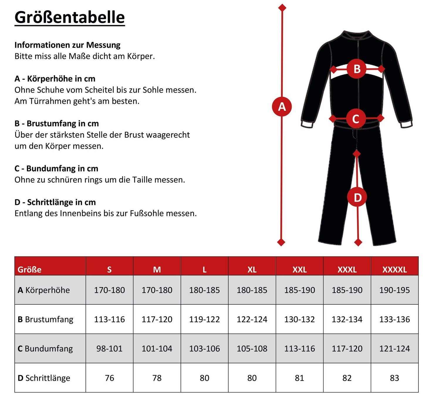Foxxeo FX40457XL Costum trening bărbați 80 de ani, premium cu buzunare, mărime XL