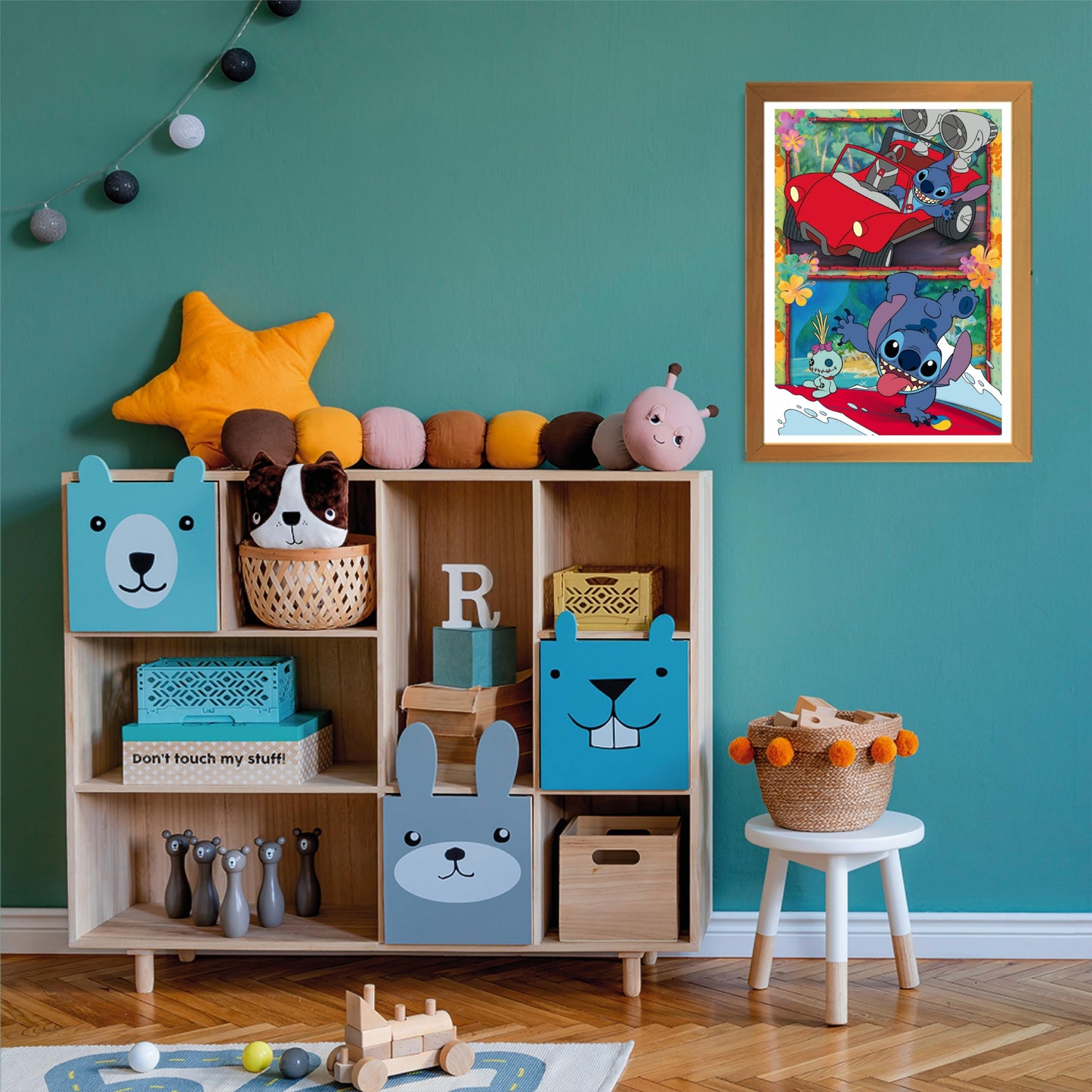 Clementoni - Disney Stitch Supercolor - Puzzle cu 104 Piese pentru Copii de 6 Ani