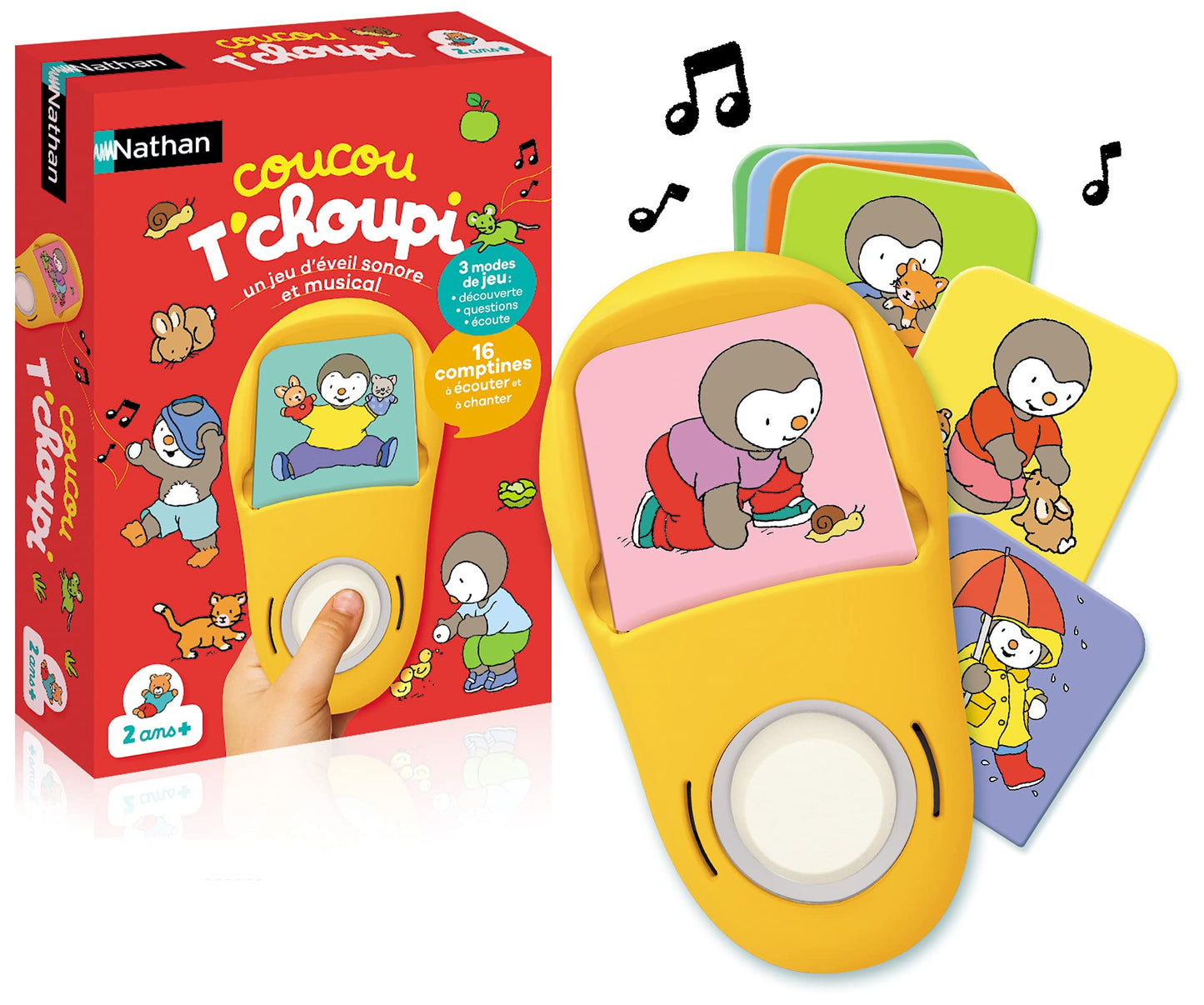 Nathan - Cuco T'Choupi - Joc electronic - Ascultă și descoperă rimele cu T'Choupi! – De la 2 ani