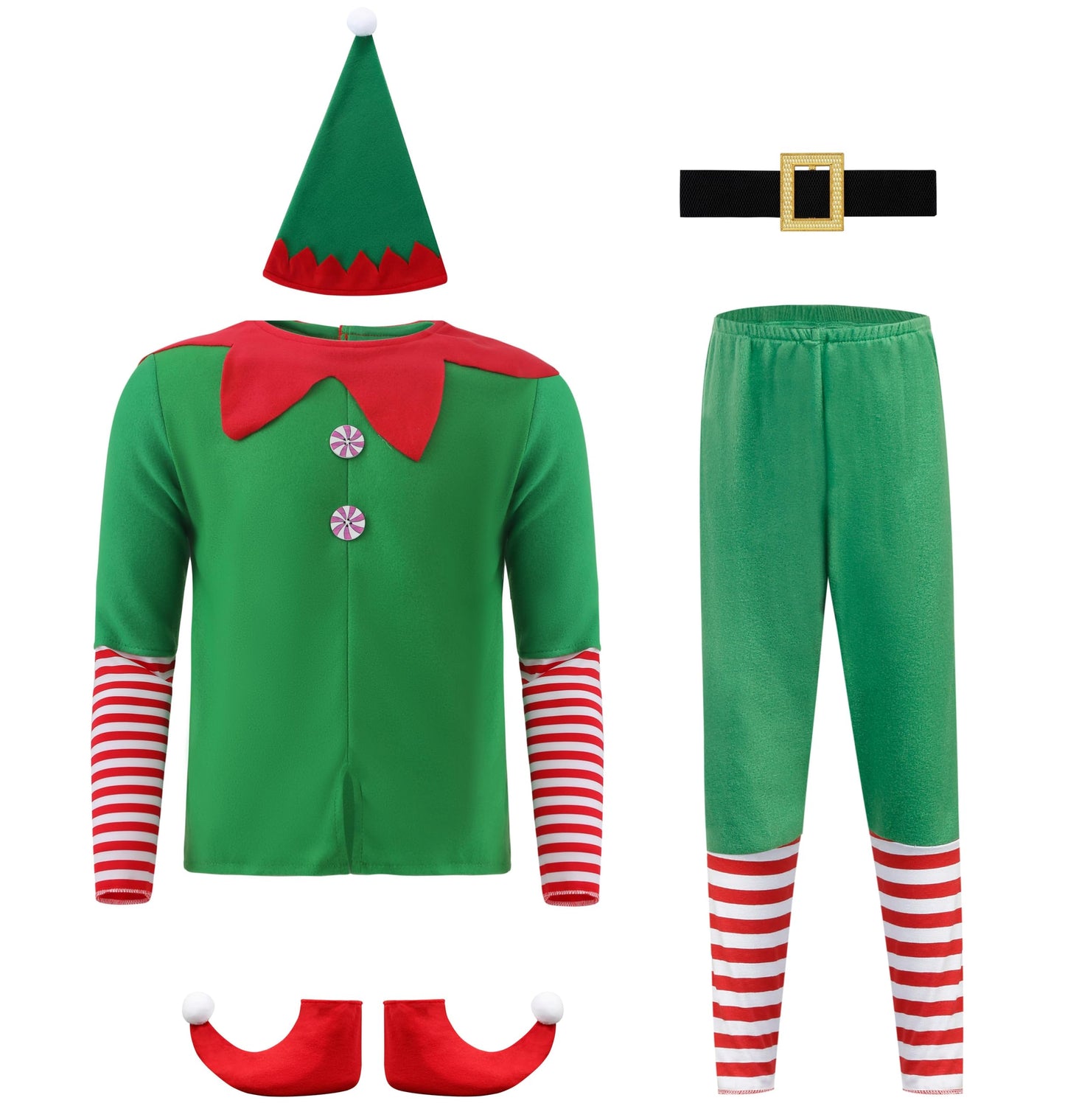 AudMsier Costum elf unisex, set complet, 160 cm